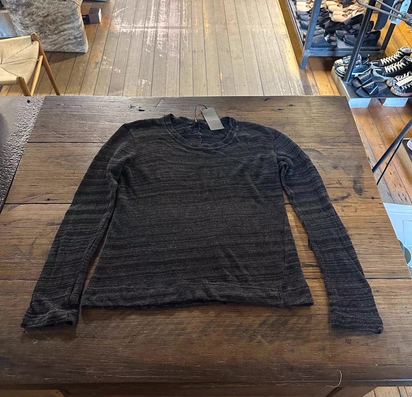 The Viridi-anne The Viridi-Anne Black Horizontal Stripe Knit Sweater Ｑ25 Size US M / EU 48-50 / 2 - 5 Thumbnail