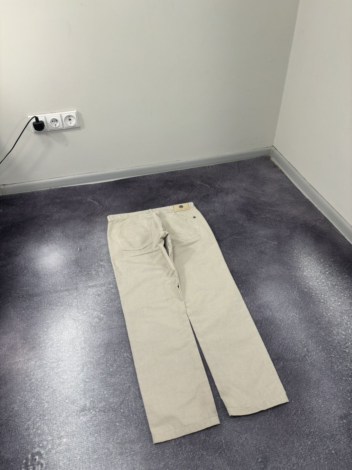 Trussardi × Vintage Vintage Trussardi Men’s Slim Straight Fit Luxury Pants Jeans Size US 33 - 3 Thumbnail