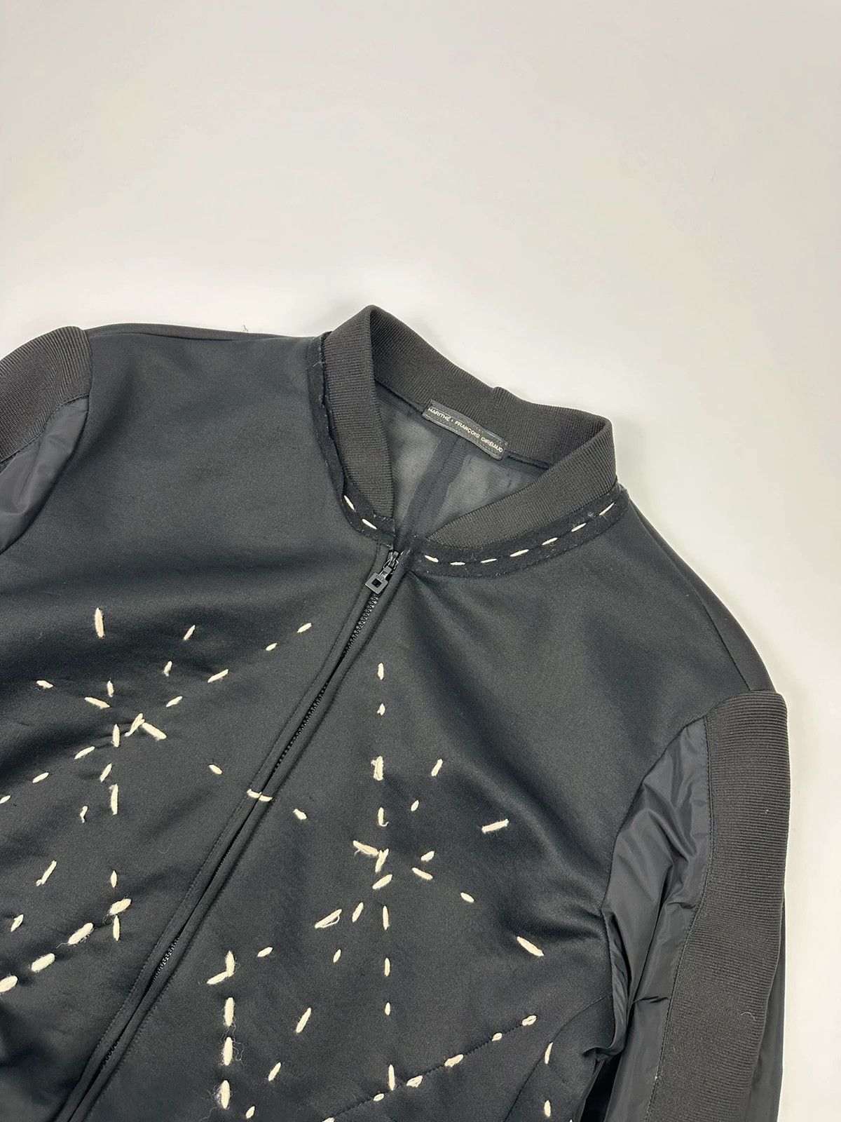 Marithe + Francois Girbaud Marithé Francois Girbaud Black White Stitched Sample Jacket Size L / US 10 / IT 46 - 4 Thumbnail