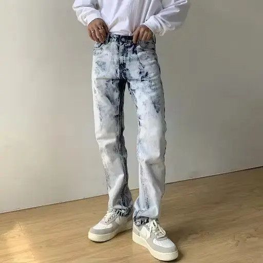 Acid Wash Denim Jeans