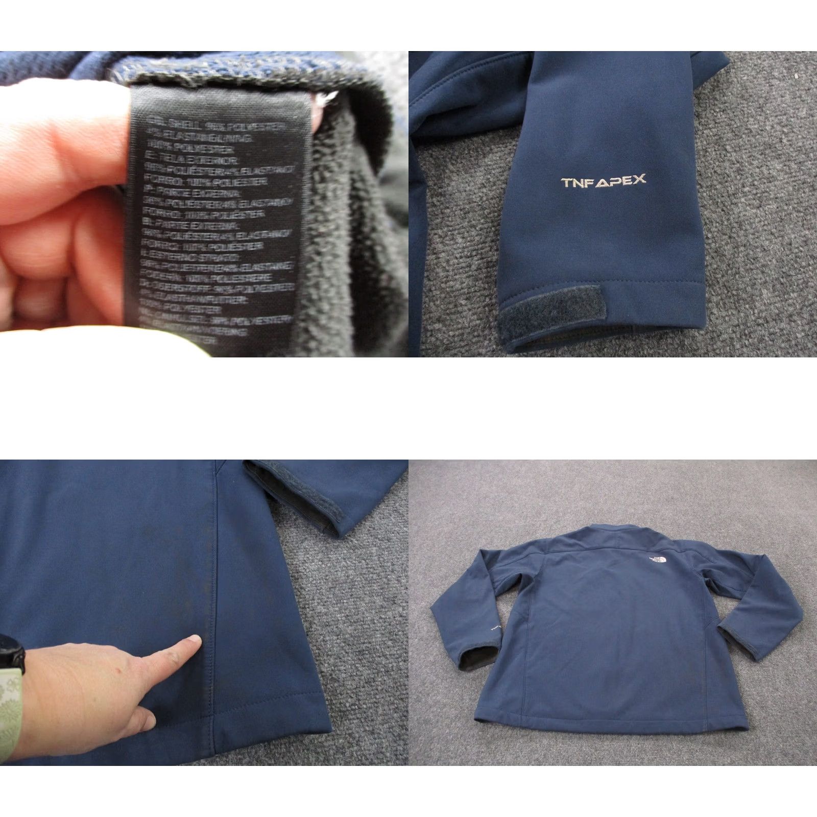 The North Face The North Face Jacket Mens L Blue TNF Apex Softshell Outdoors Hiking Camping Active Size US L / EU 52-54 / 3 - 8 Thumbnail