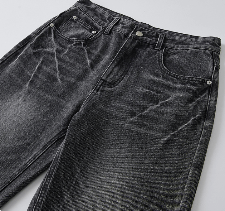 Japanese Brand × Jean Lightning crack baggy vintage loose bootcut jeans Size US 32 / EU 48 - 5 Thumbnail