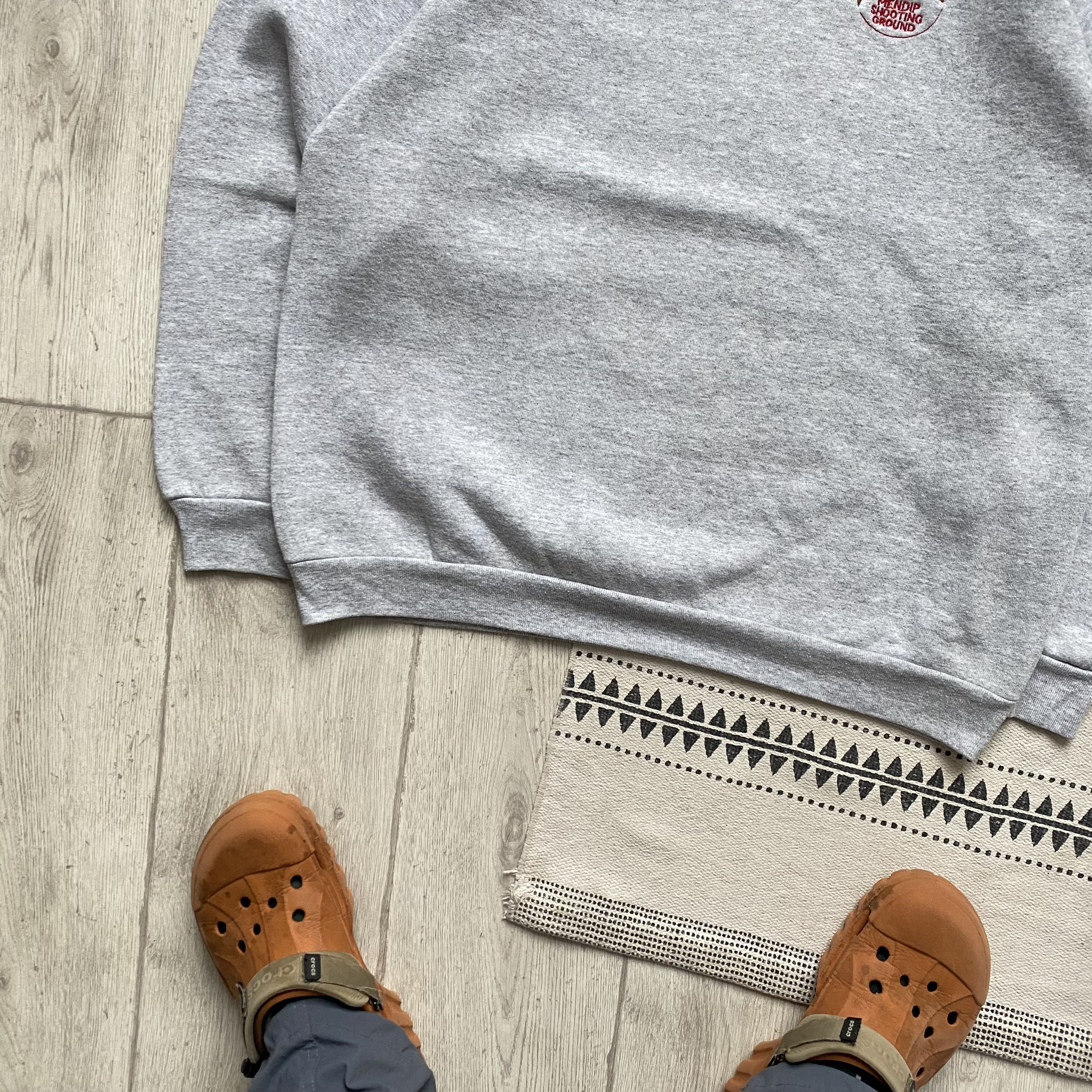 Russell Athletic Russell Athletic Style Vintage 90s Blanc sweatshirt Size US XL / EU 56 / 4 - 2 Thumbnail