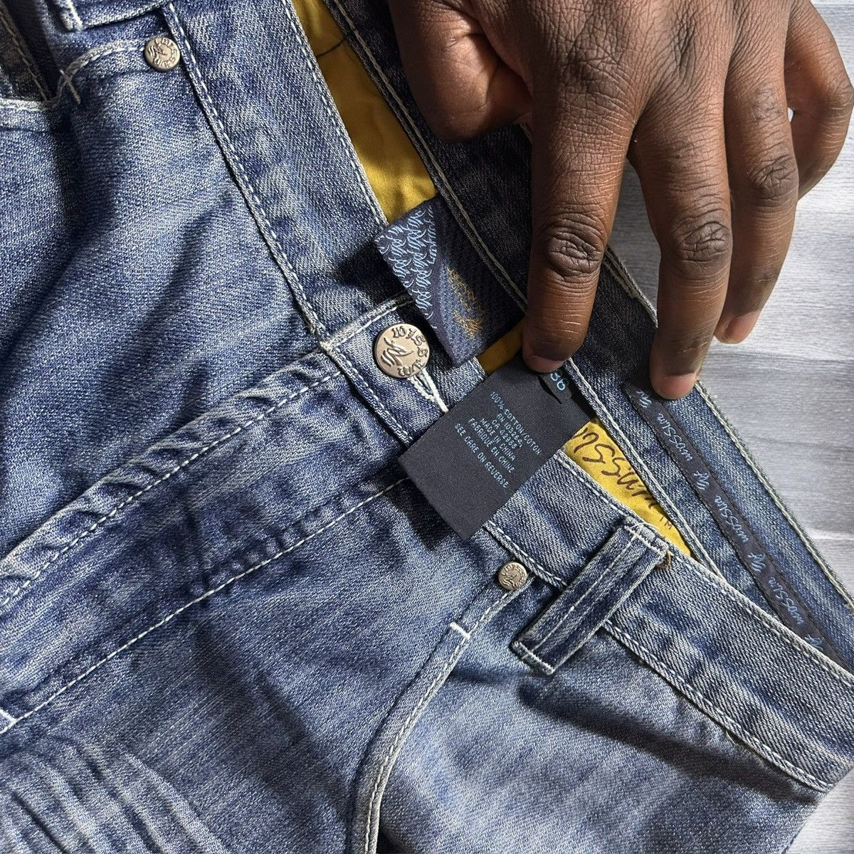 Al Wissam × Vintage Vintage Al Wissam Denim Jeans Men’s 36 Blue Straight Leg Y2K Size US 36 / EU 52 - 5 Thumbnail