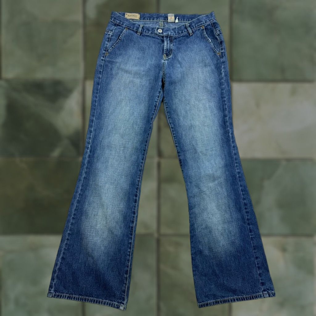 Vintage VINTAGE Buffalo Y2K Jeans Womens 29 Blue Flared Hipster Low Waist 1930i Size 29" - 1 Thumbnail
