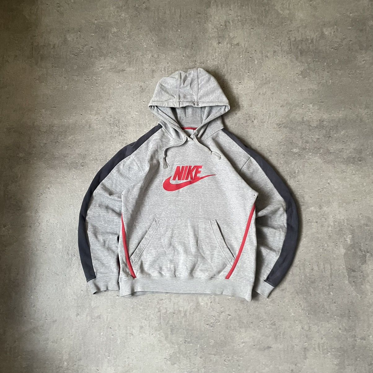 Vintage Nike 90s Central Logo Hoodie