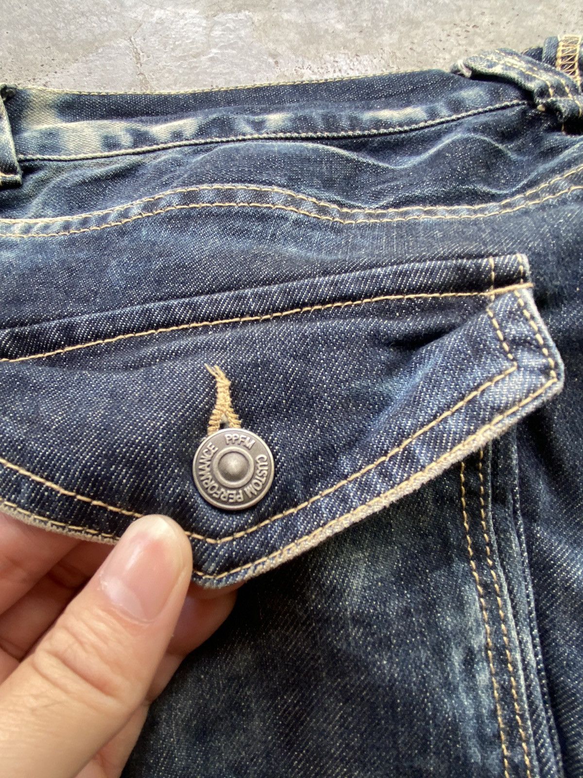PPFM Vintage PPFM Curve Denim Jeans Size US 32 / EU 48 - 8 Thumbnail