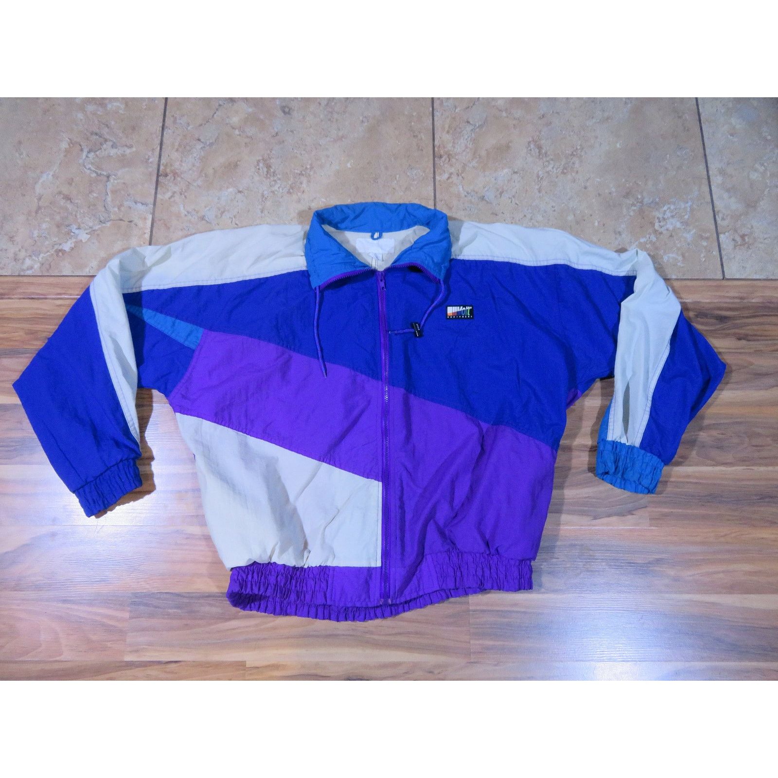 Other Voit Tennis Lightweight Windbreaker Blue White Jacket XL 80s Size US XL / EU 56 / 4 - 1 Thumbnail