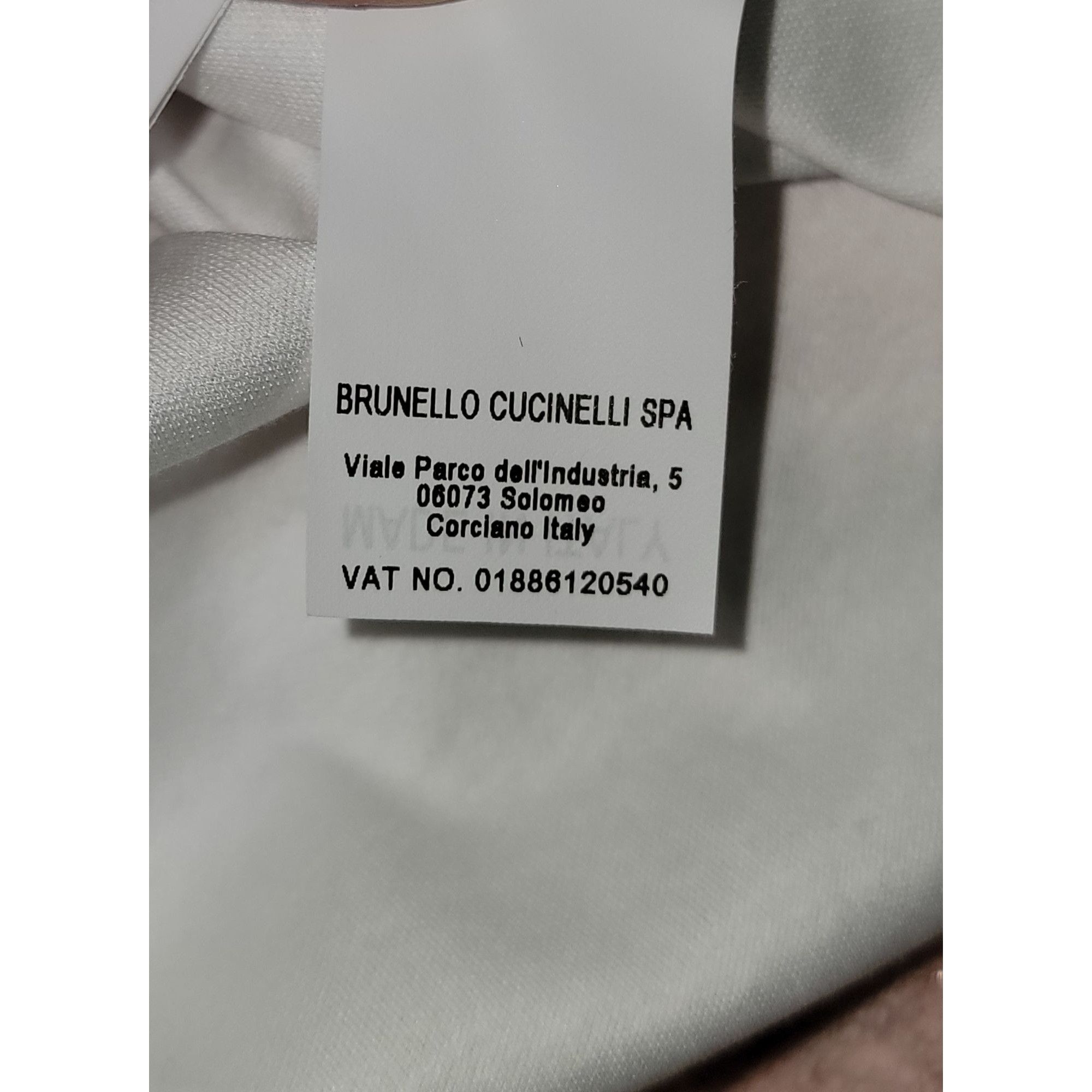 Brunello Cucinelli Brunello Cucinelli Slim-Fit White Cotton-Jersey T-Shirt Size Size US M / EU 48-50 / 2 - 8 Thumbnail