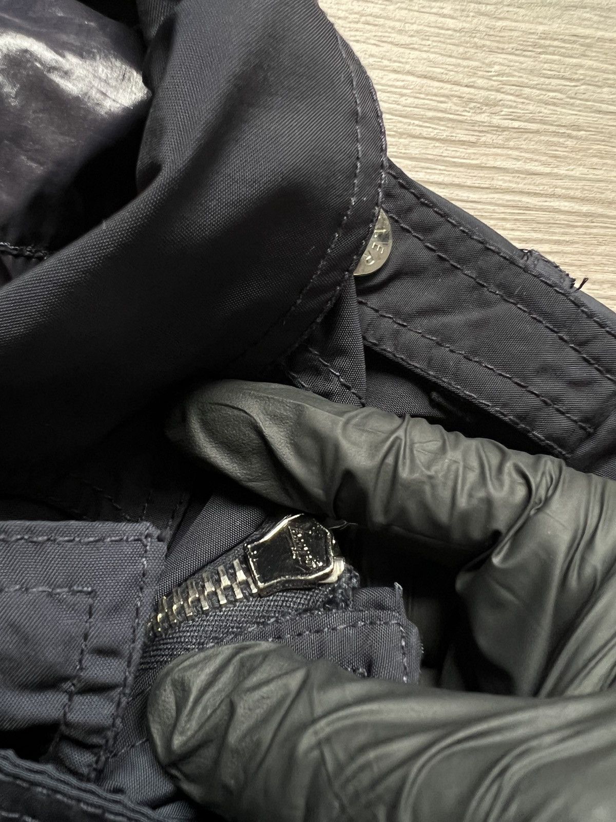 Moncler Moncler Jacket Navy Nylon Biker Chateaubriand Vintage Size S / US 4 / IT 40 - 5 Thumbnail