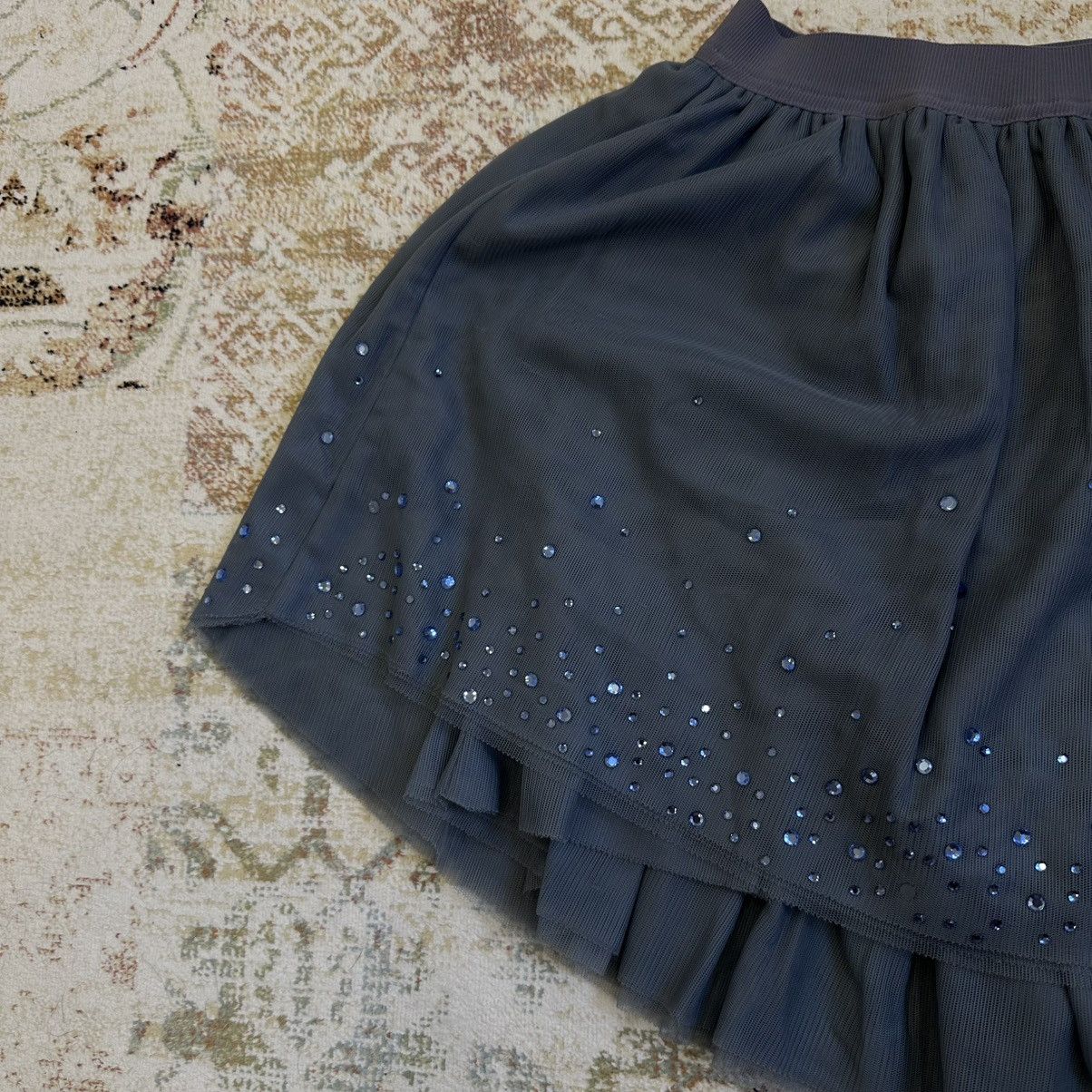 If Six Was Nine × Japanese Brand Luxury Miss Blumarine Midi Skirts Japan Grunge Avantgarde Size 32" / US 10 / IT 46 - 4 Thumbnail
