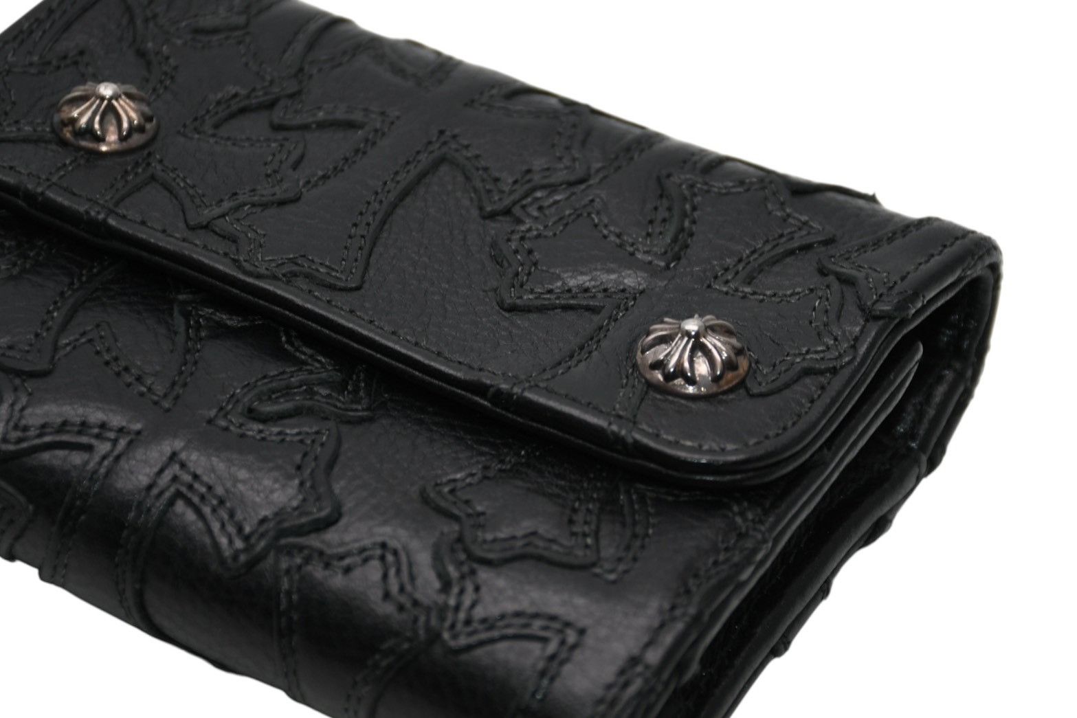 Chrome Hearts Chrome Hearts Cemetery Cross Wave Wallet Size ONE SIZE - 6 Thumbnail