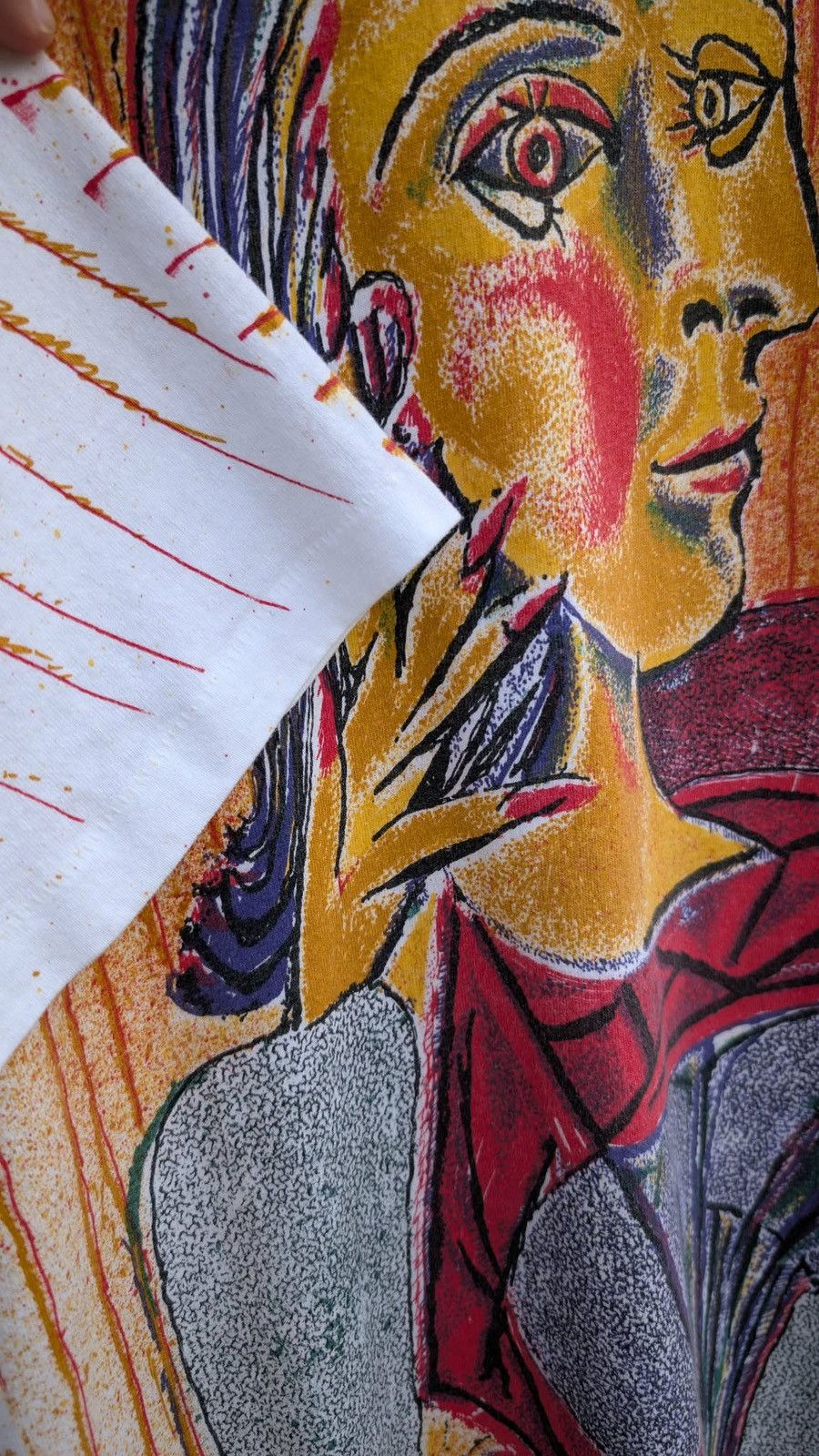 Other Vintage Picasso tshirt all over print AOP single stitch XL Size US XL / EU 56 / 4 - 7 Thumbnail