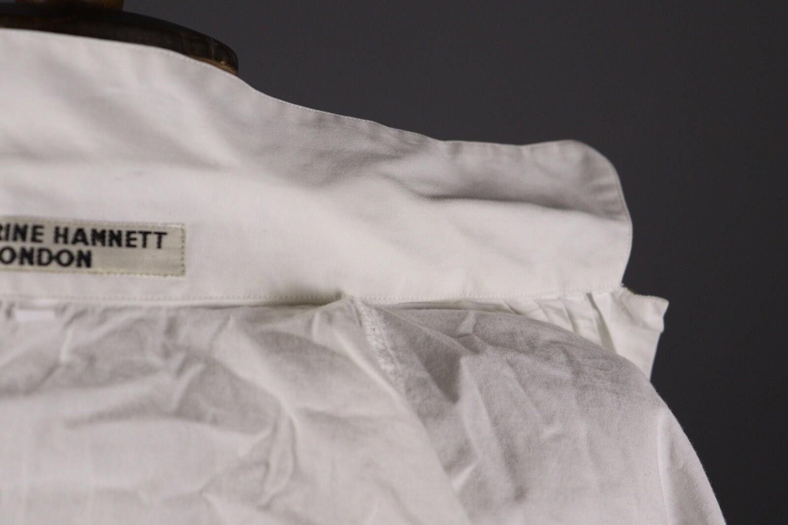 Katharine Hamnett London Katharine Hamnett London White Shirt Blouse Shirt Size 16 Size XXL / US 16-18 / IT 52-54 - 12 Thumbnail
