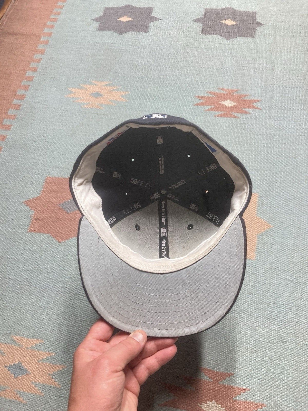 Vintage Authentic Detroit Tigers 7 3/8 New Era 59Fifty Fitted Hat Size ONE SIZE - 6 Thumbnail
