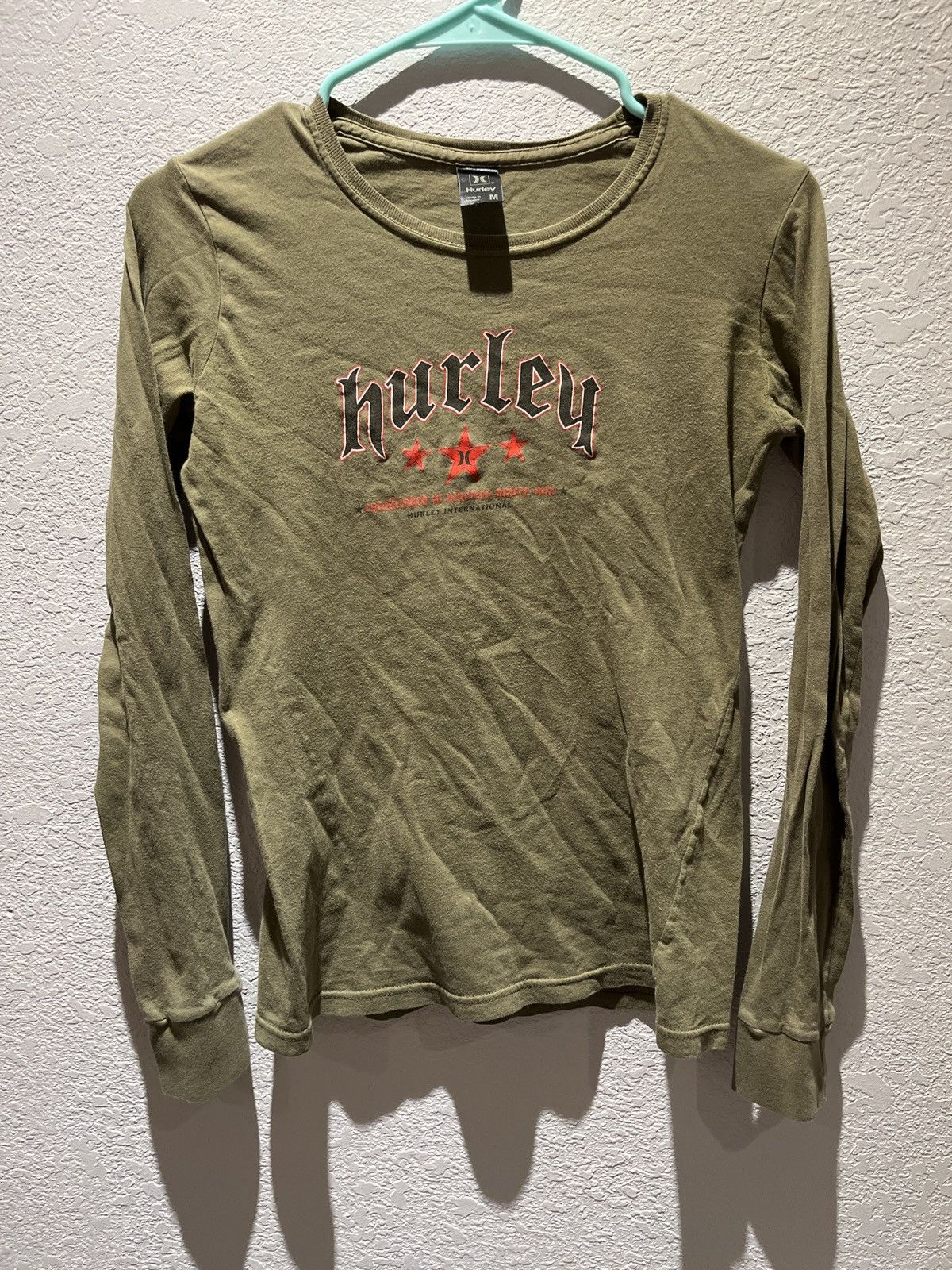 Hurley army green hurley long sleeve Size M / US 6-8 / IT 42-44 - 2 Thumbnail