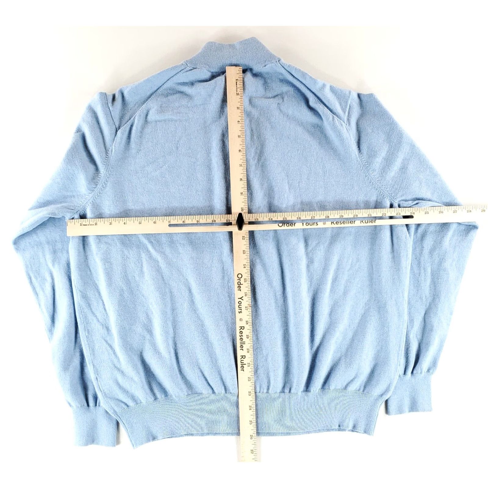 Peter Millar Peter Millar Crown Soft 1/4 Zip Pullover Sweater Blue Mens XL Size US XL / EU 56 / 4 - 6 Thumbnail