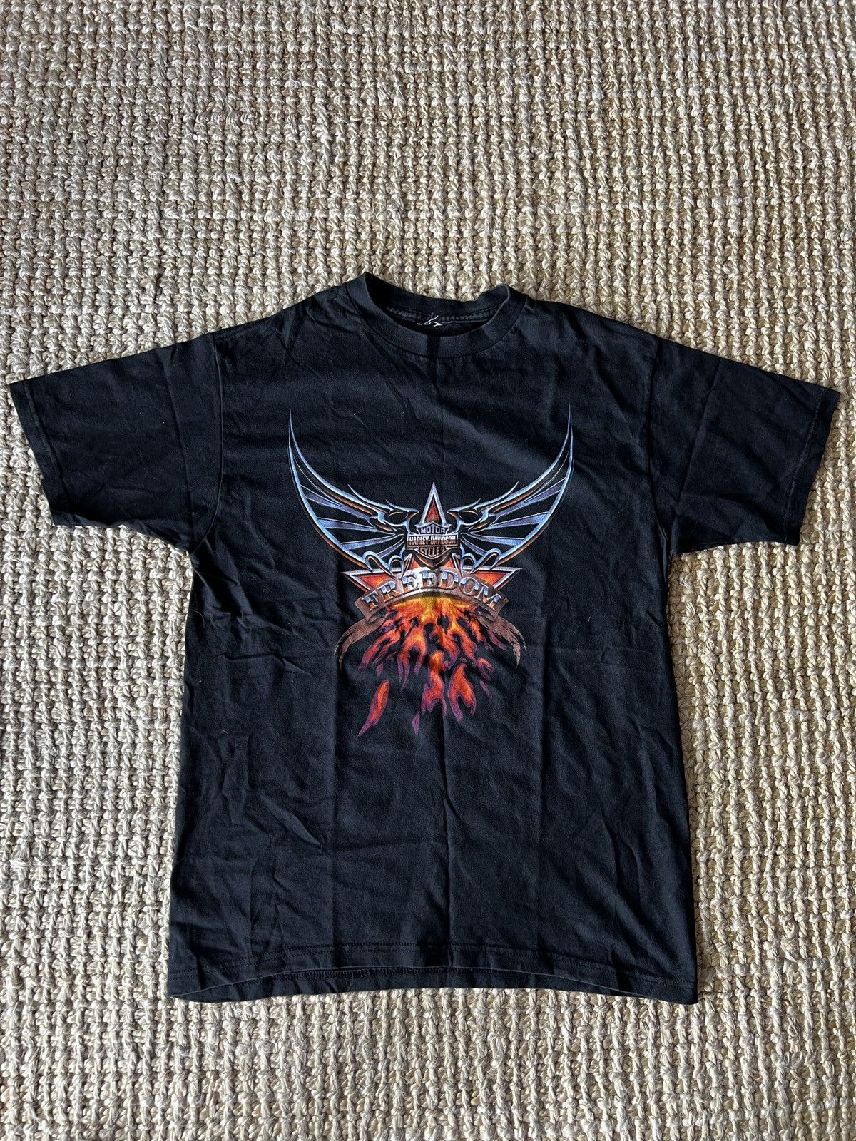 Harley Davidson × Vintage Vinatge Harley Davidsin Tee Size US L / EU 52-54 / 3 - 1 Thumbnail