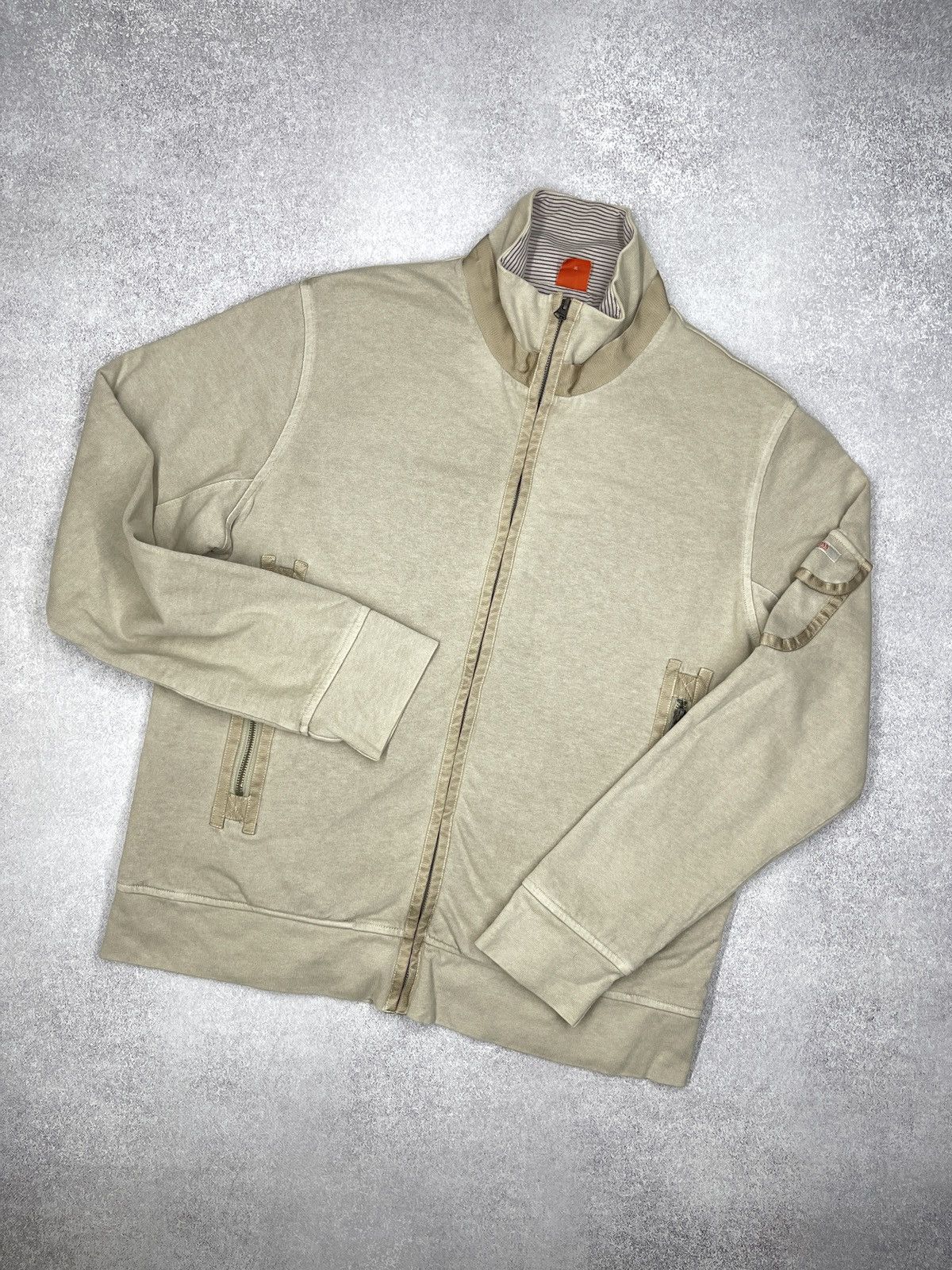 Hugo × Hugo Boss Mens Hugo Boss Track Jacket Beige Size XL Size US XL / EU 56 / 4 - 2 Thumbnail