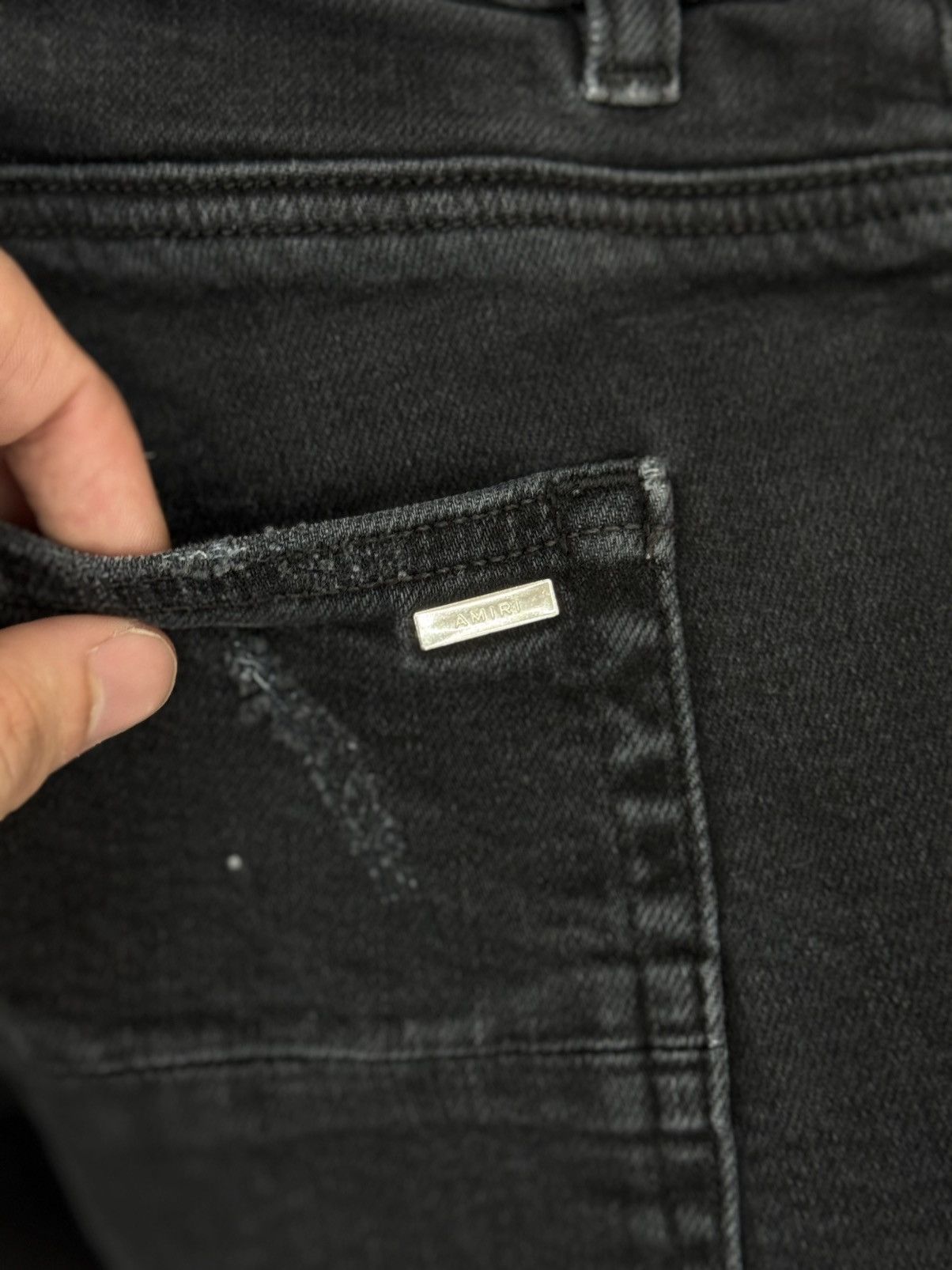 Amiri Amiri Jeans Black Colorful Patch Size 33 🧼 Size US 33 - 11 Thumbnail