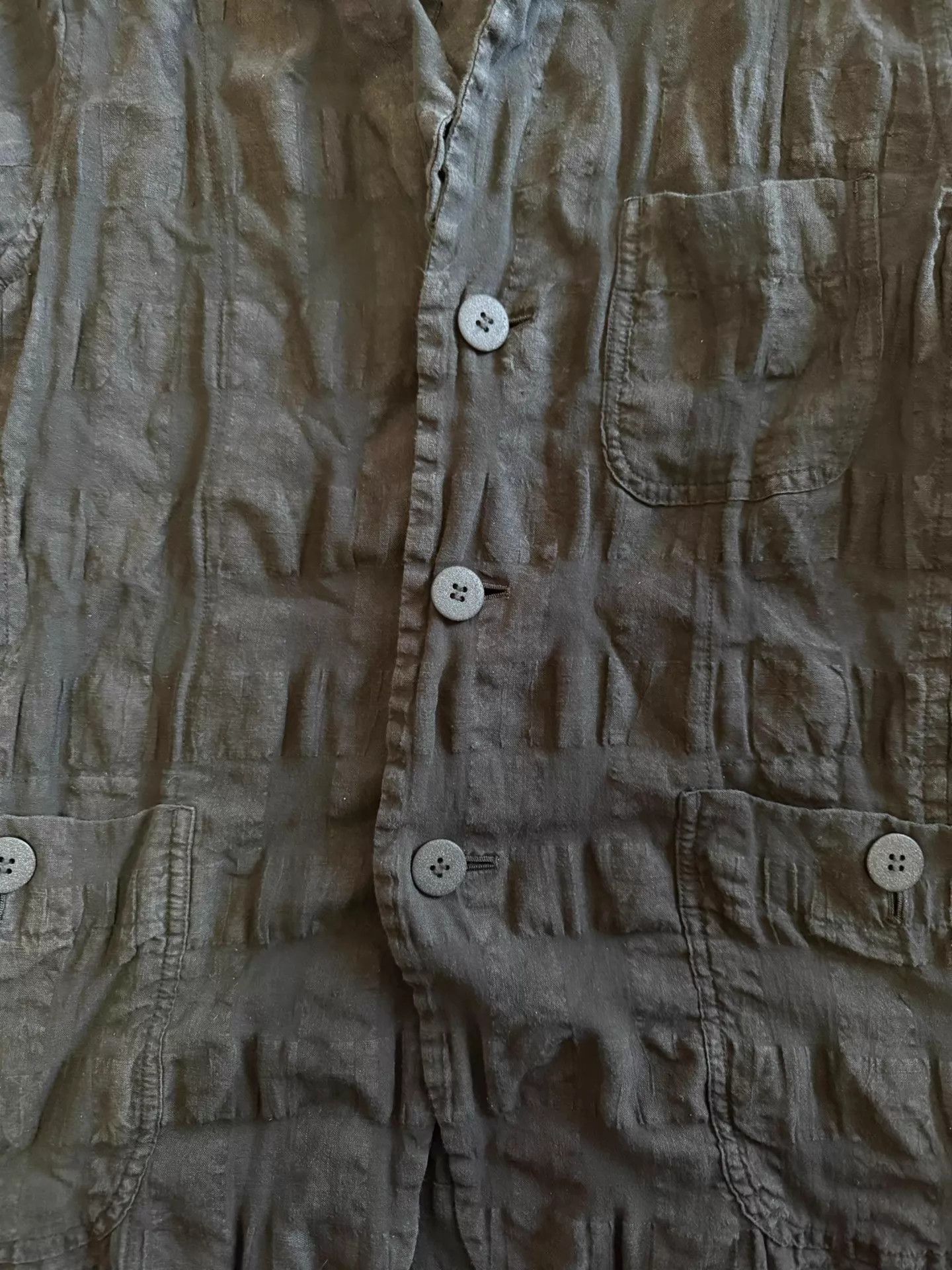 Issey Miyake Issey Miyake Men Pleated Jacket Size 1 Cotton Linen Lightweight SS Size US S / EU 44-46 / 1 - 3 Thumbnail