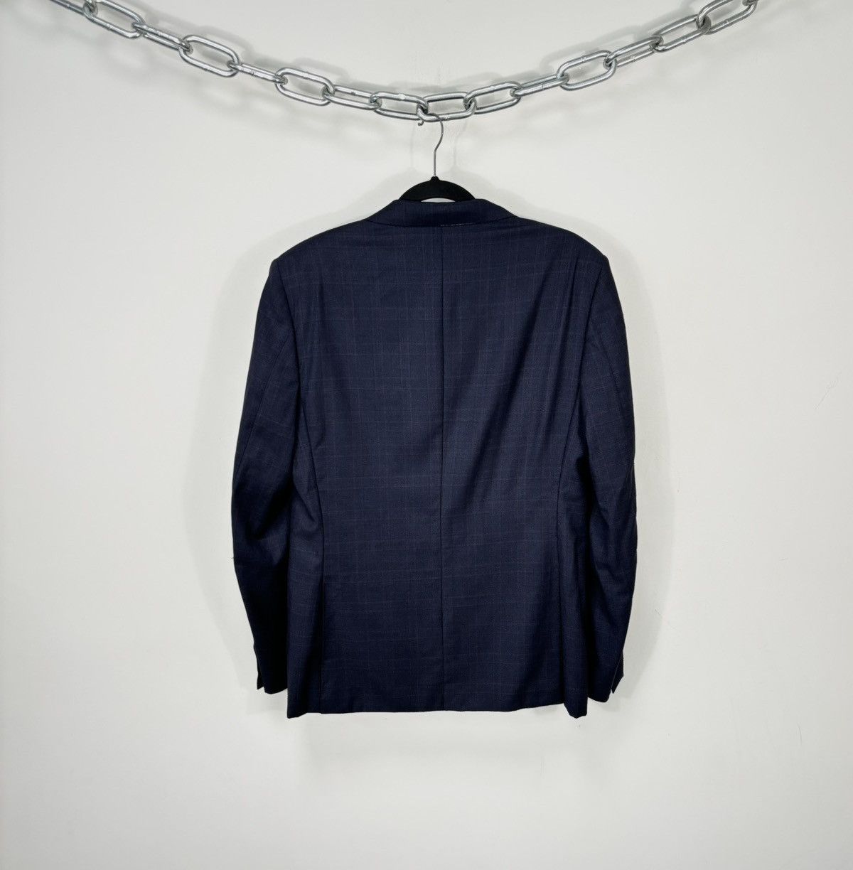Canali Canali 1934 Su Misura Men’s Navy Blue Wool Blazer Jacket Size 40R - 3 Thumbnail