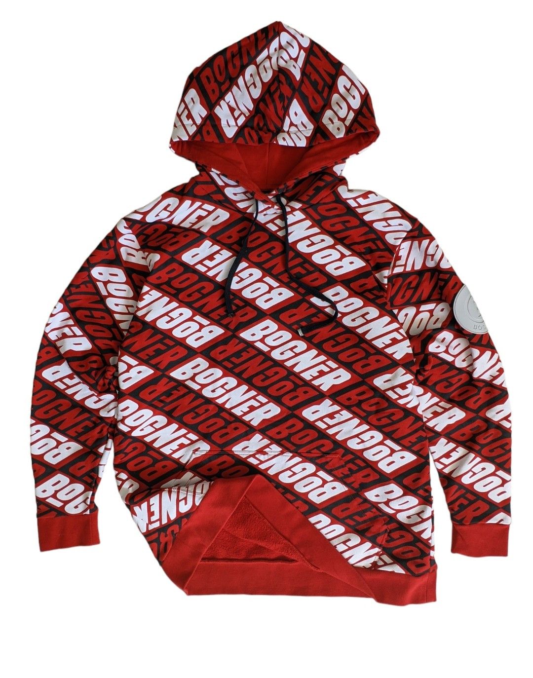 Bogner BOGNER Monogram All Over Logo Print Hoodie Hoodie Size US M / EU 48-50 / 2 - 1 Thumbnail
