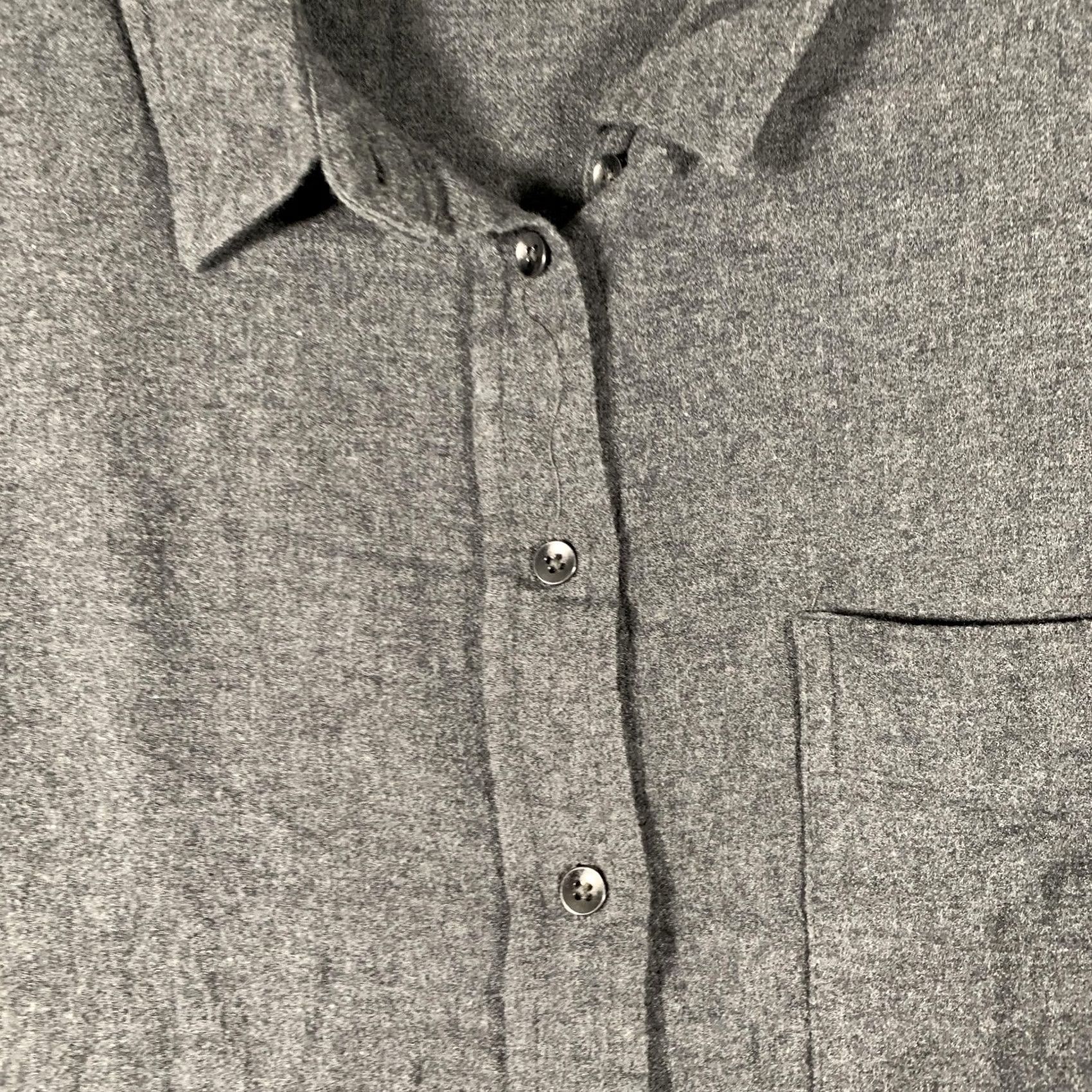 Athleta Athleta Shirt Womens Medium Gray Tunic Top Long Sleeve Jersey Button Front Size M / US 6-8 / IT 42-44 - 4 Thumbnail