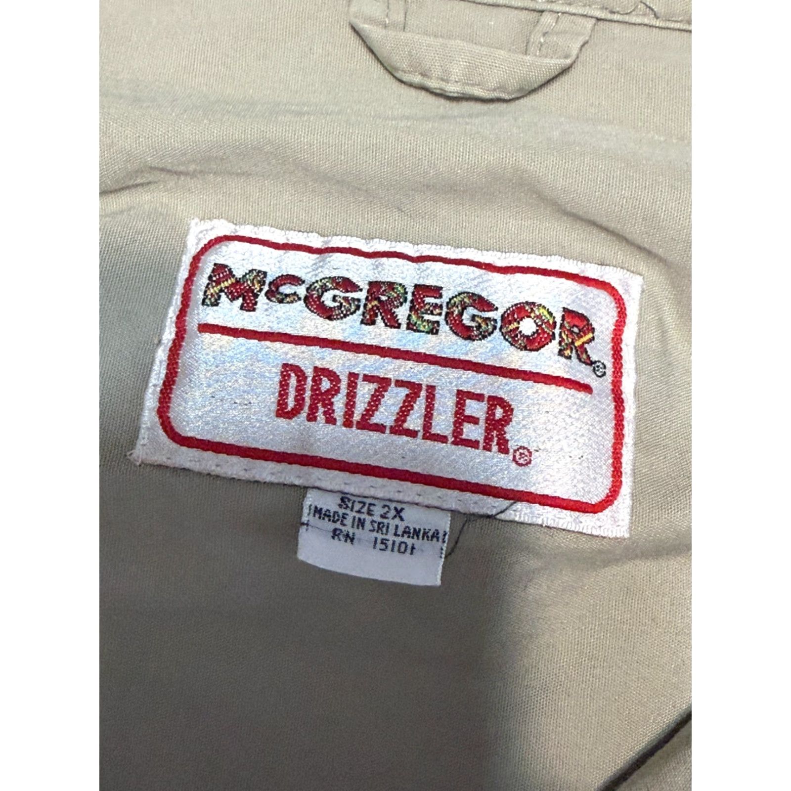 McGregor VINTAGE McGregor Drizzler Jacket Women's Plus Size 2X Brown Full Zip Long Sleeve Size XXL / US 16-18 / IT 52-54 - 5 Thumbnail