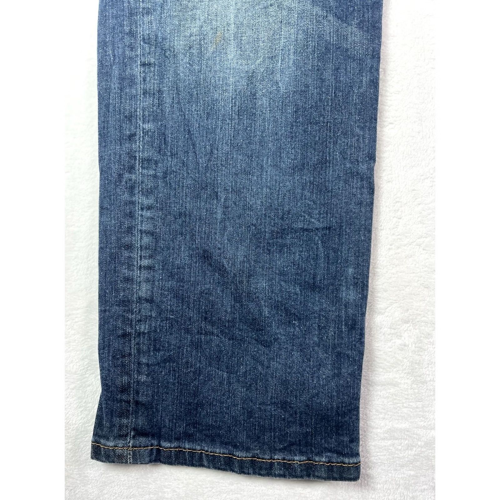 Levi's VINTAGE Levi's 514 Jeans Men Regular 34x30 Blue Dark Wash Denim Straight 90s Logo USA Size US 34 / EU 50 - 3 Thumbnail