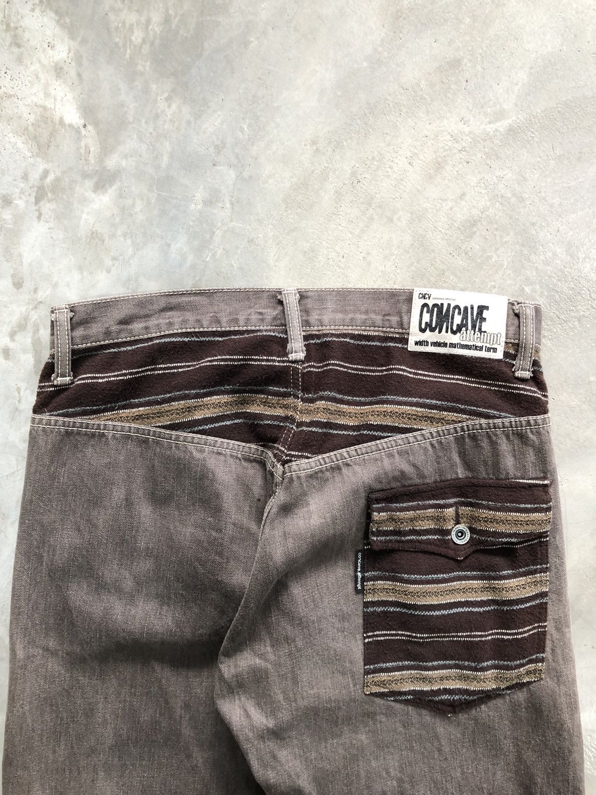 Hysteric Glamour × Japanese Brand × Seditionaries Concave Attempt Navajo Jeans Size US 33 - 3 Thumbnail