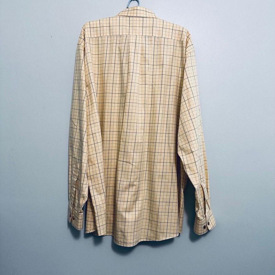 L.L. Bean LL Bean yellow plaid button down Size US XL / EU 56 / 4 - 3 Thumbnail