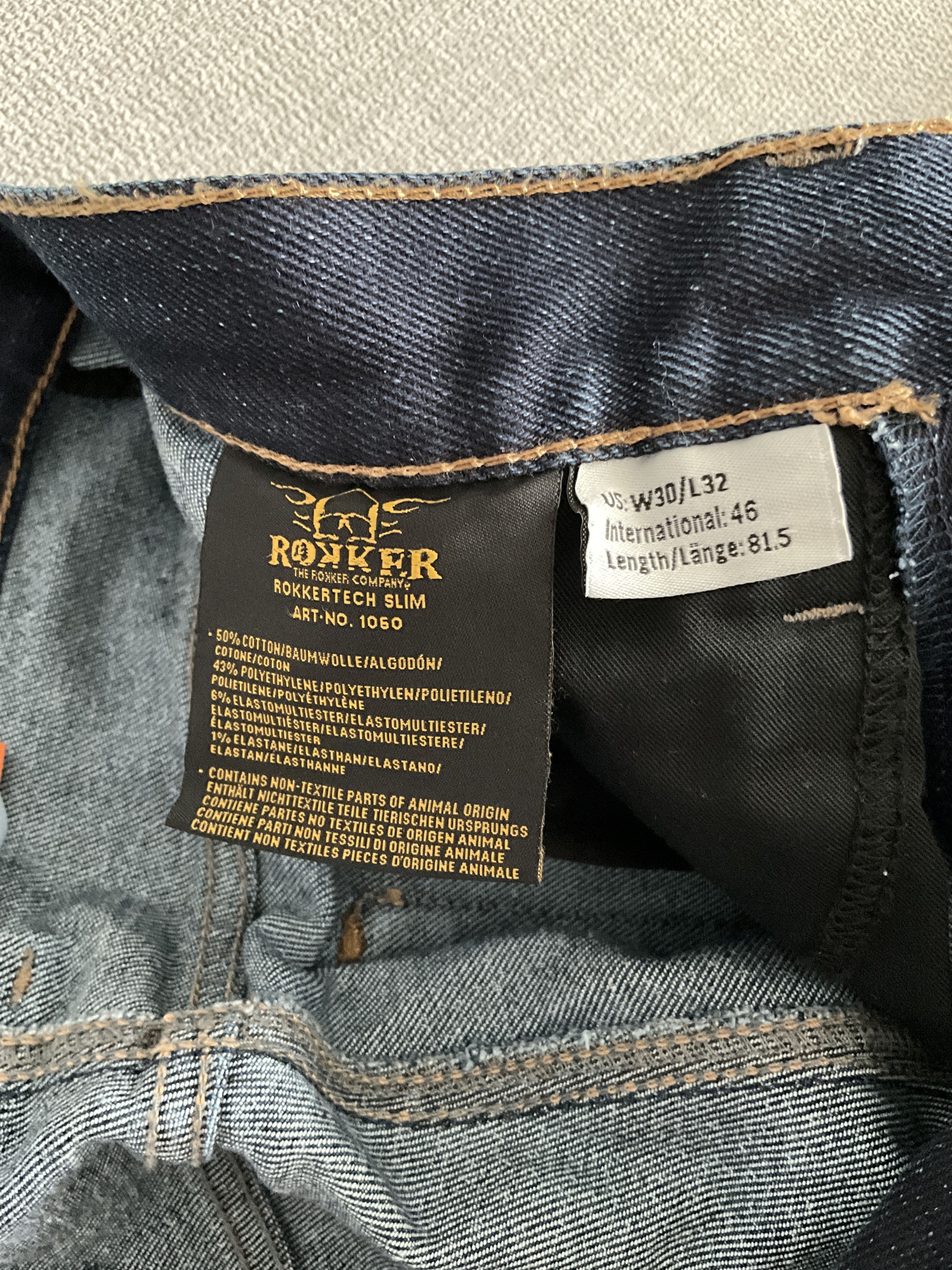 THE ROKKER COMPANY Motorcycle Riding Jeans Size US 30 / EU 46 - 3 Thumbnail