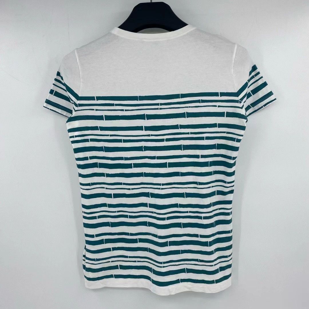 Gucci Gucci striped letter short sleeves Nextarrow-2412 Size US M / EU 48-50 / 2 - 2 Thumbnail