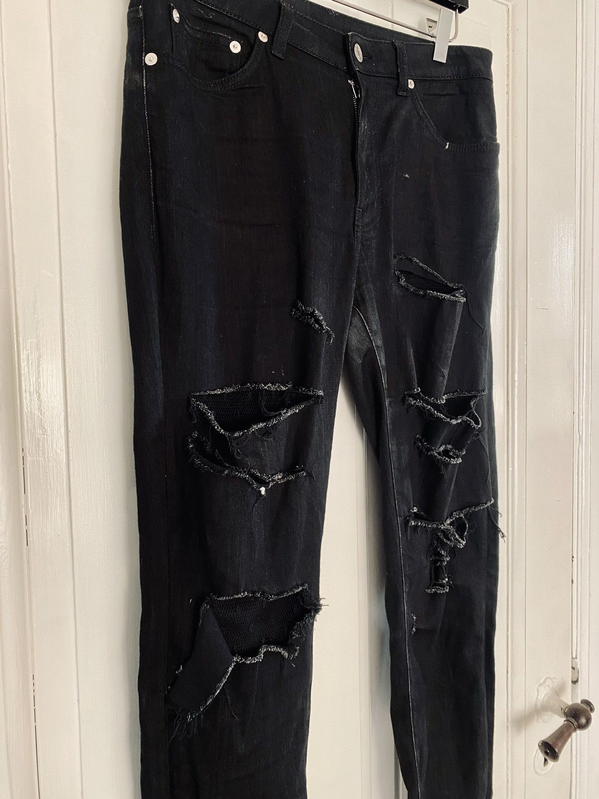 Hedi Slimane × Saint Laurent Paris × Yves Saint Laurent D05 SPIDER CRASH Size US 31 - 2 Thumbnail