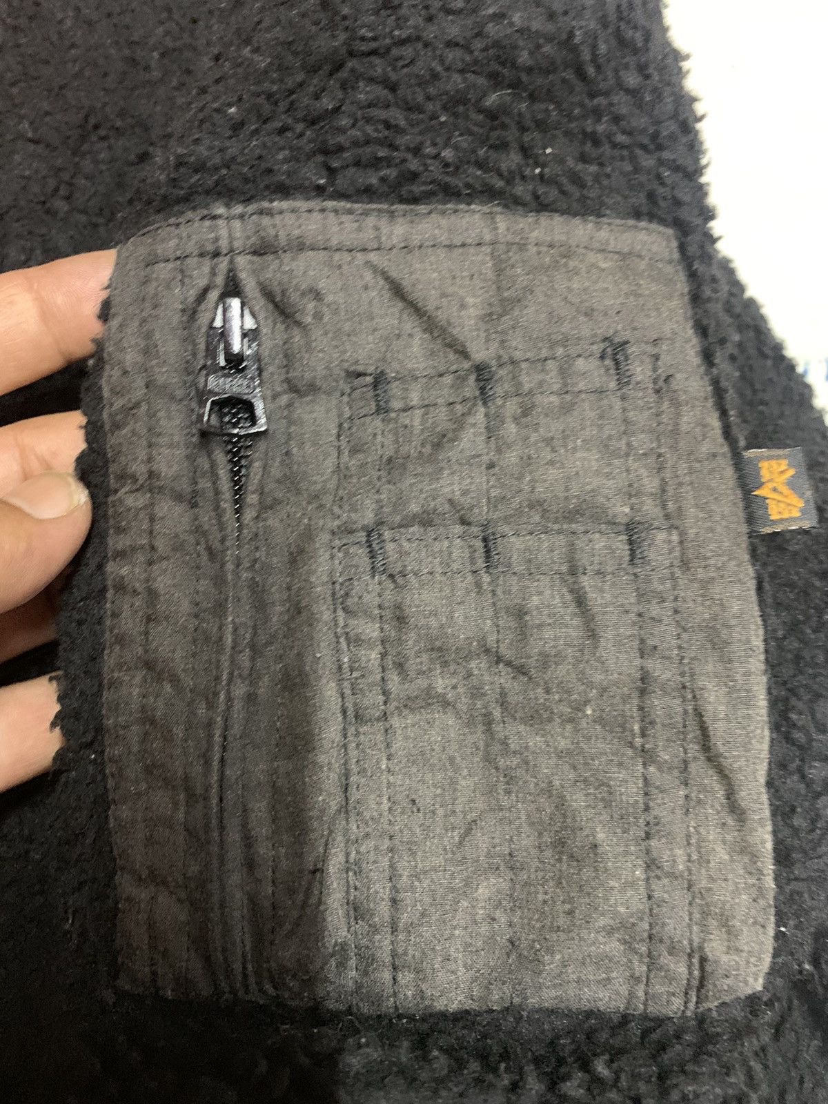 Alpha Industries × Vintage Vintage alpha industries inner Sherpa jacket Size US M / EU 48-50 / 2 - 15 Thumbnail