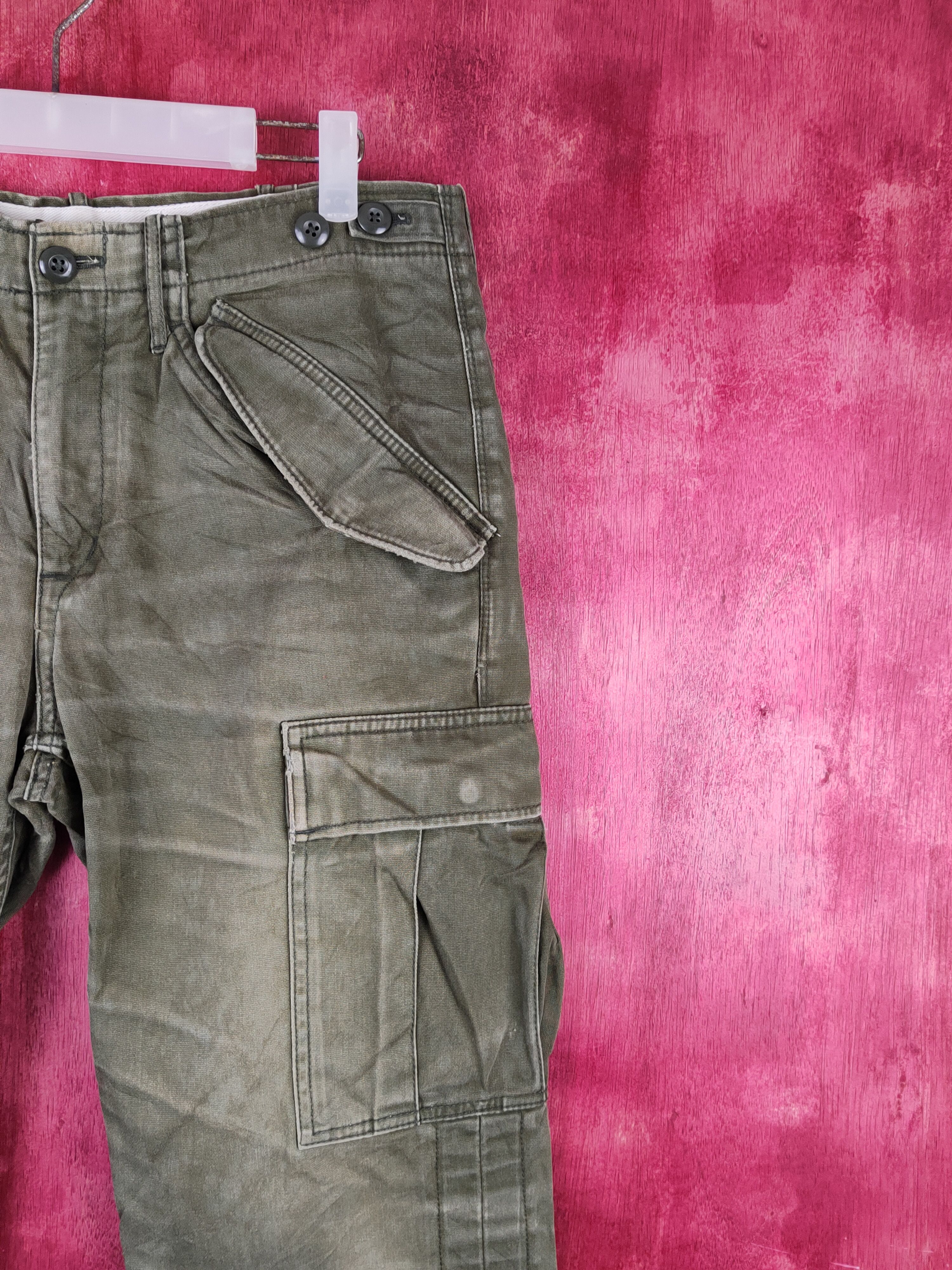 Gap Gap Green Multipocket Tactical Cargo Pants #S1796 Size US 30 / EU 46 - 5 Thumbnail