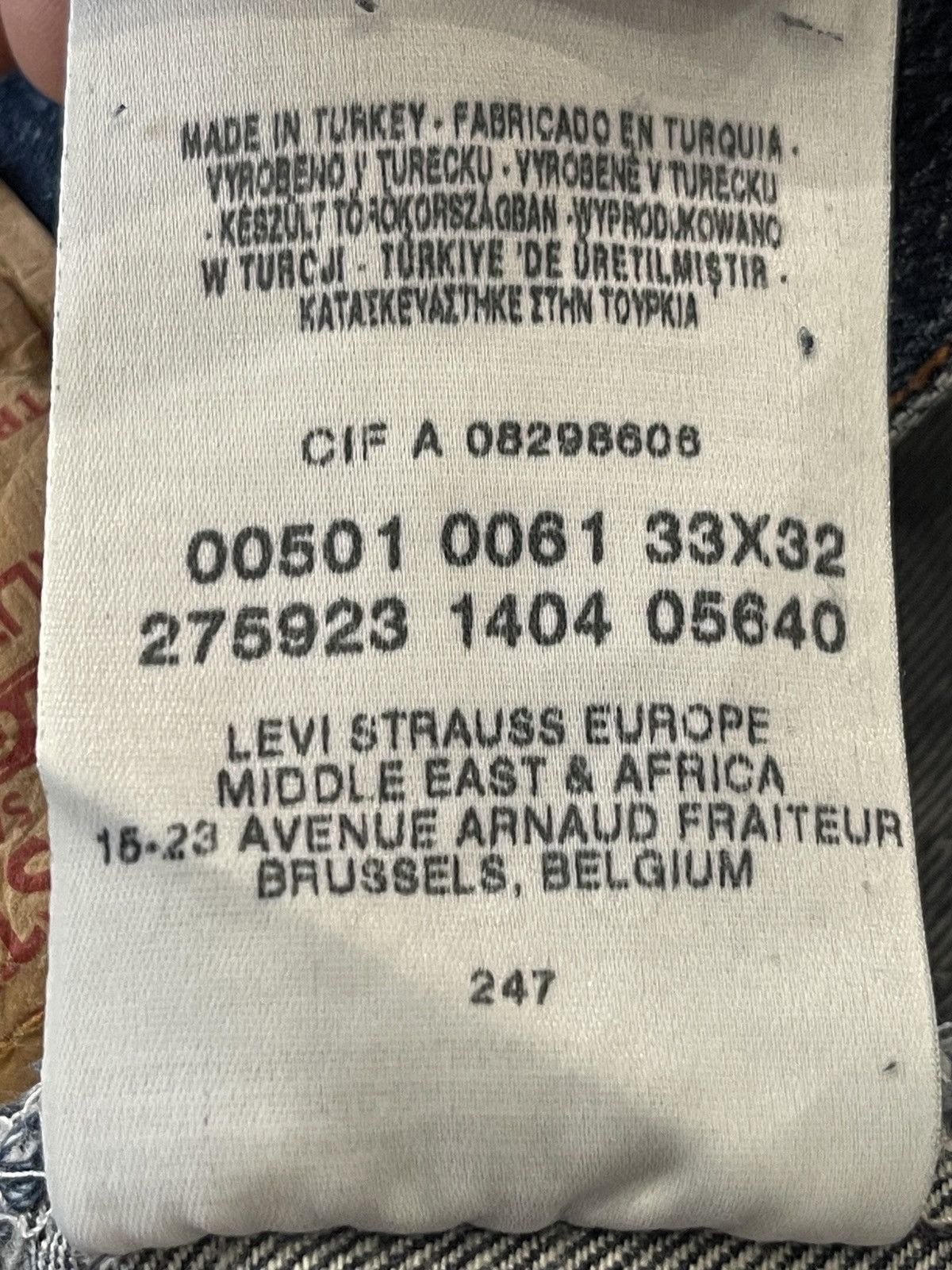 Levi's Vintage Levi’s 501 Levis jeans men’s denim 33 Size US 33 - 10 Thumbnail