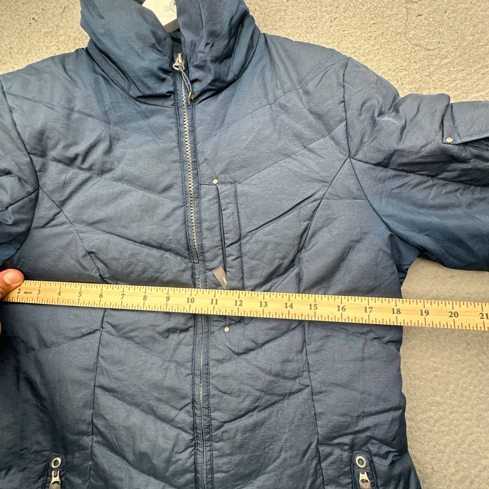 Eddie Bauer Eddie Bauer Sun Valley Goose Down Parka Jacket XS Blue 650 Size XS / US 0-2 / IT 36-38 - 3 Thumbnail