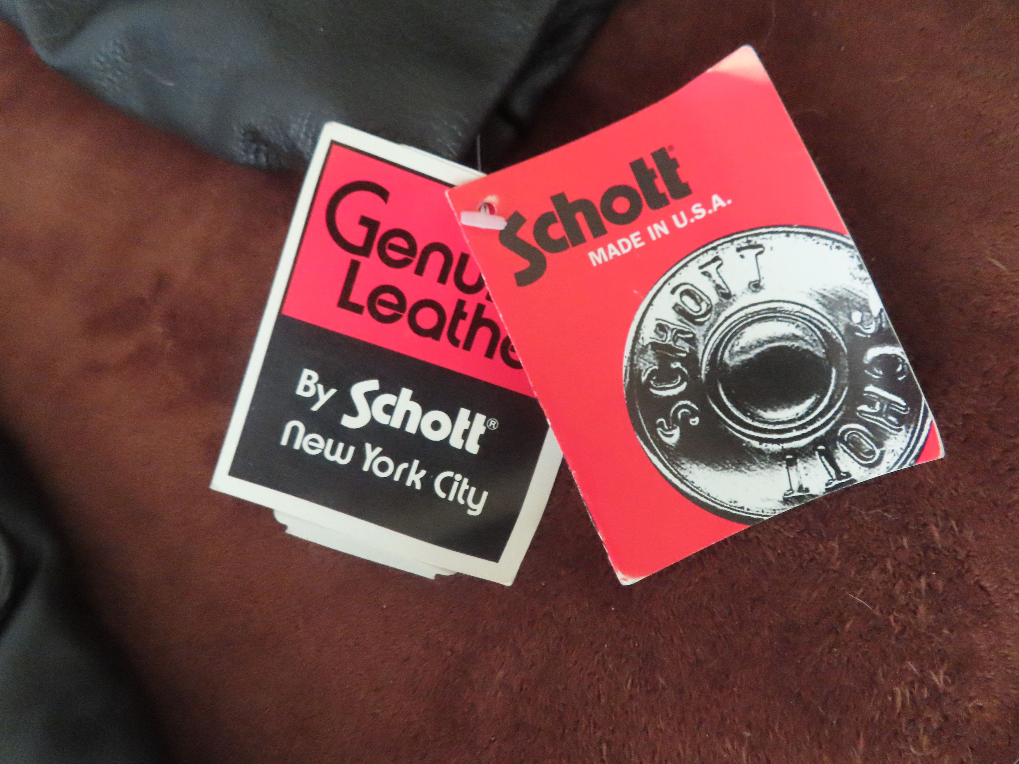 Schott × Vintage Vintage Schott NYC 523 Brown Leather Car Coat Size US L / EU 52-54 / 3 - 9 Thumbnail