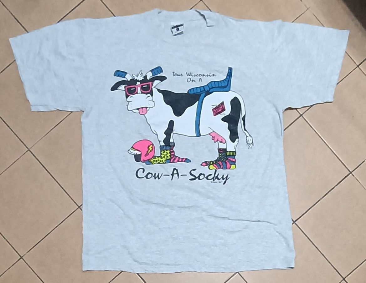 Vintage VINTAGE 90s WISCONSIN KAWASAKI PARODY SHIRT Size US L / EU 52-54 / 3 - 2 Thumbnail