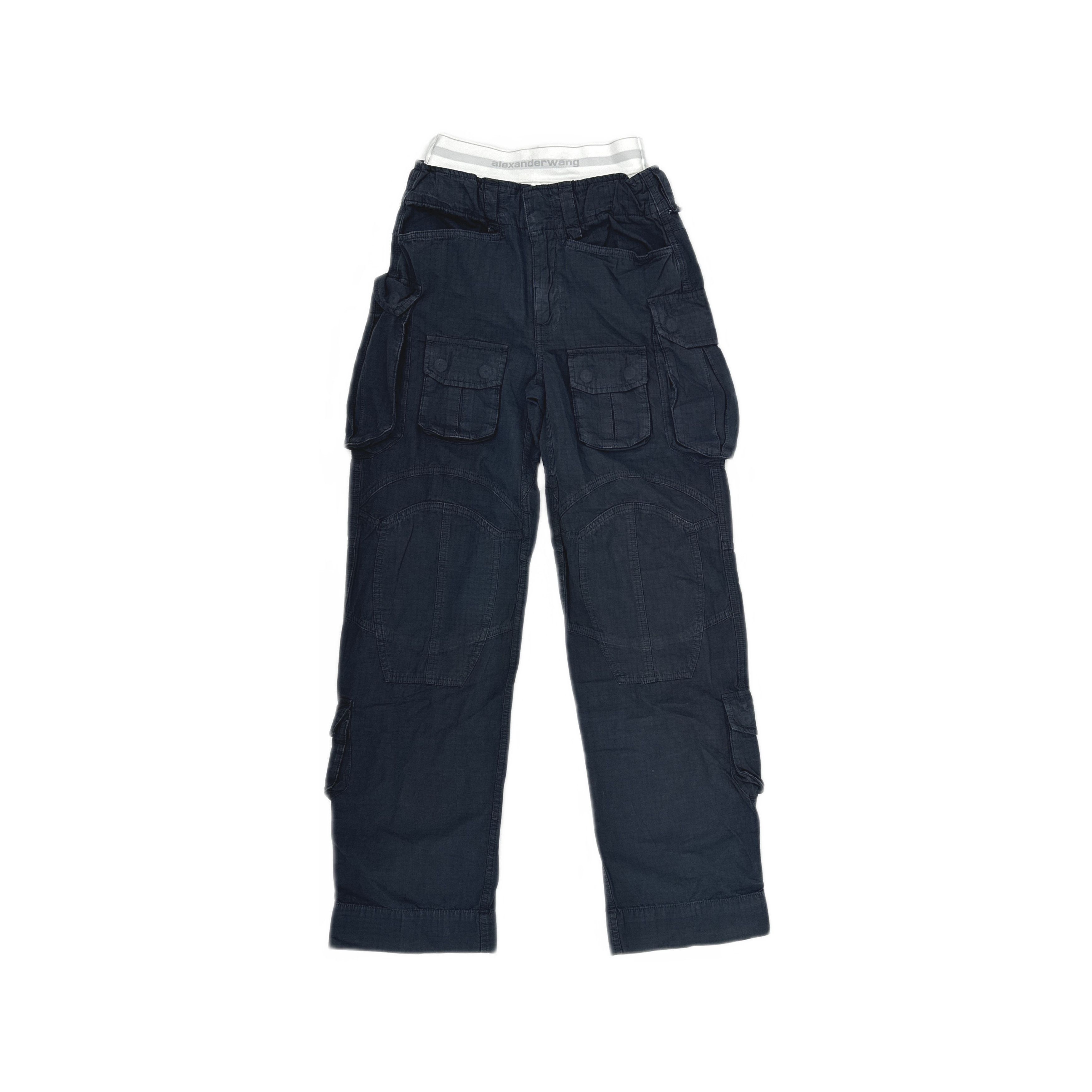 Alexander Wang Alexander Wang Logo Waist Cargo Pants Size 24 Size 24" / US 00 / IT 34 - 1 Thumbnail