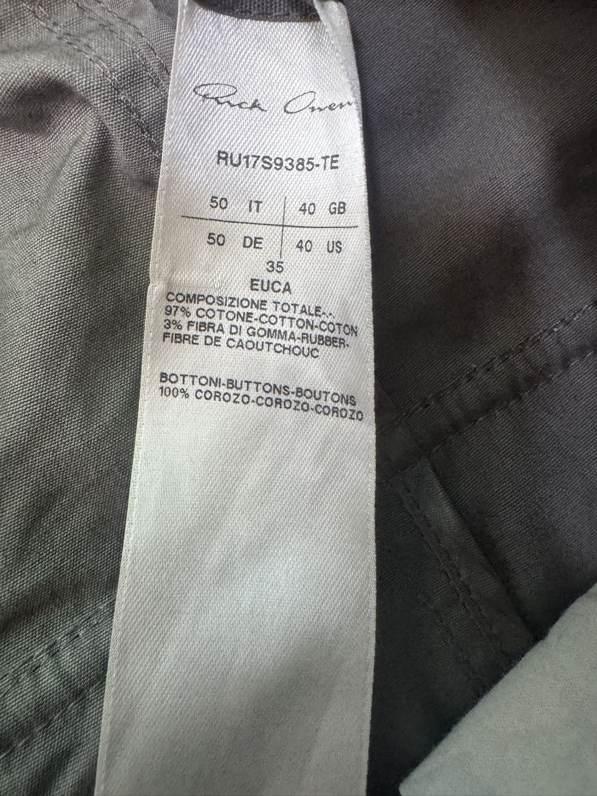 Rick Owens Walrus cropped pod pants Size US 34 / EU 50 - 9 Thumbnail
