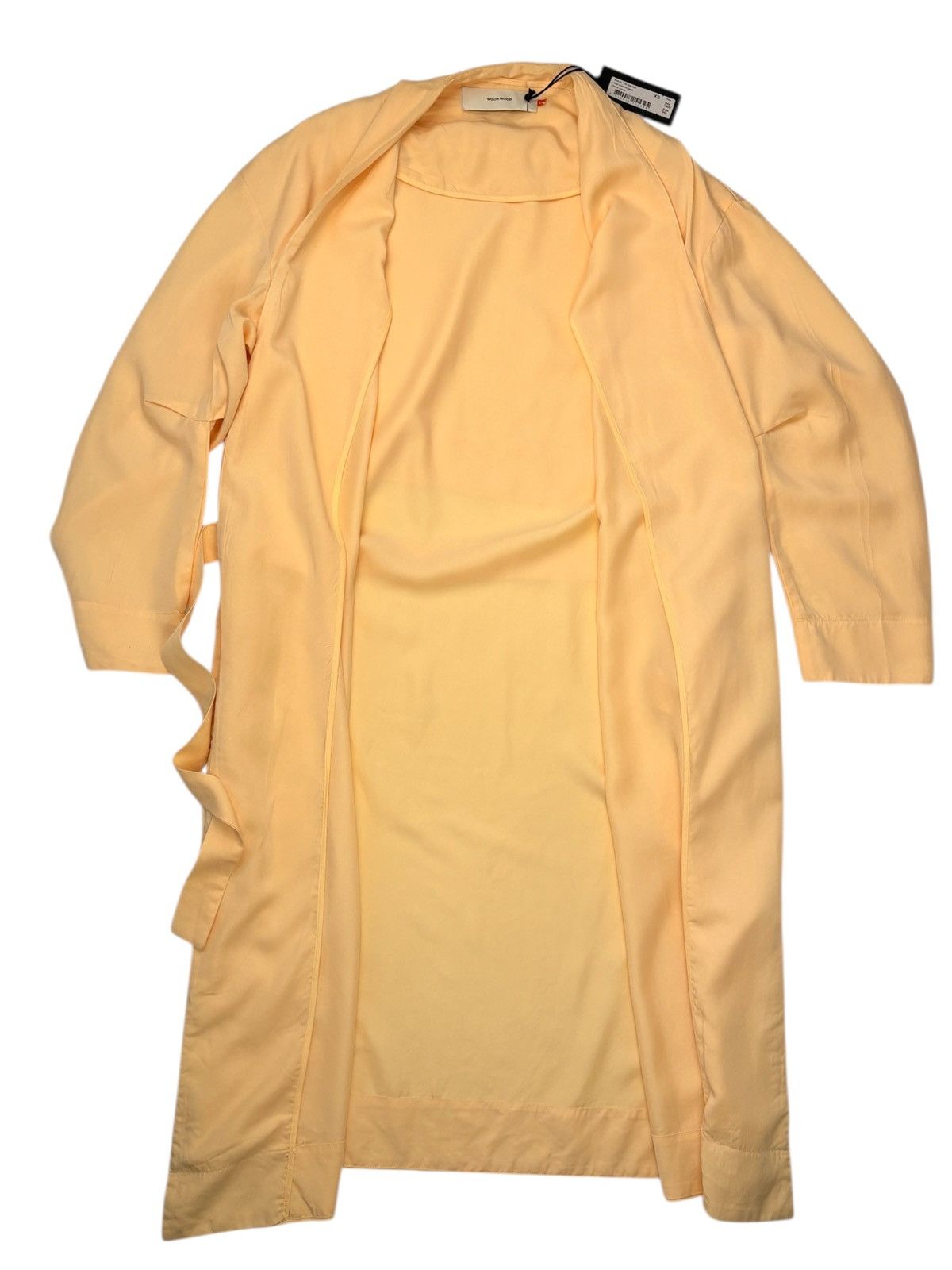 Designer × Wood Wood WOOD WOOD SILK TWILL INDIAN HILL JACKET YELLOW BELTED XS Size XS / US 0-2 / IT 36-38 - 6 Thumbnail