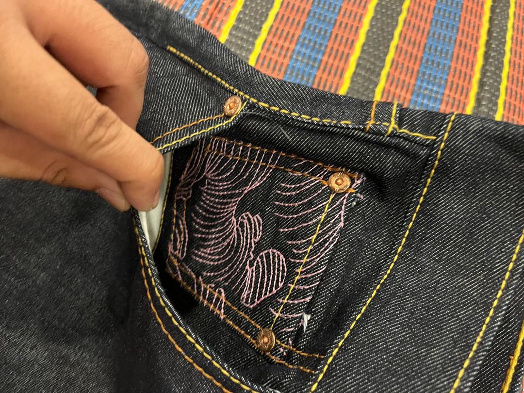 Red Monkey RMC Selvedge Denim Jeans Size US 36 / EU 52 - 3 Thumbnail