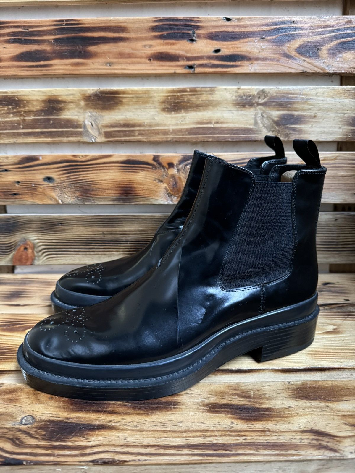 Prada Oxford ankle Chelsea boots Size US 9 / EU 42 - 2 Thumbnail