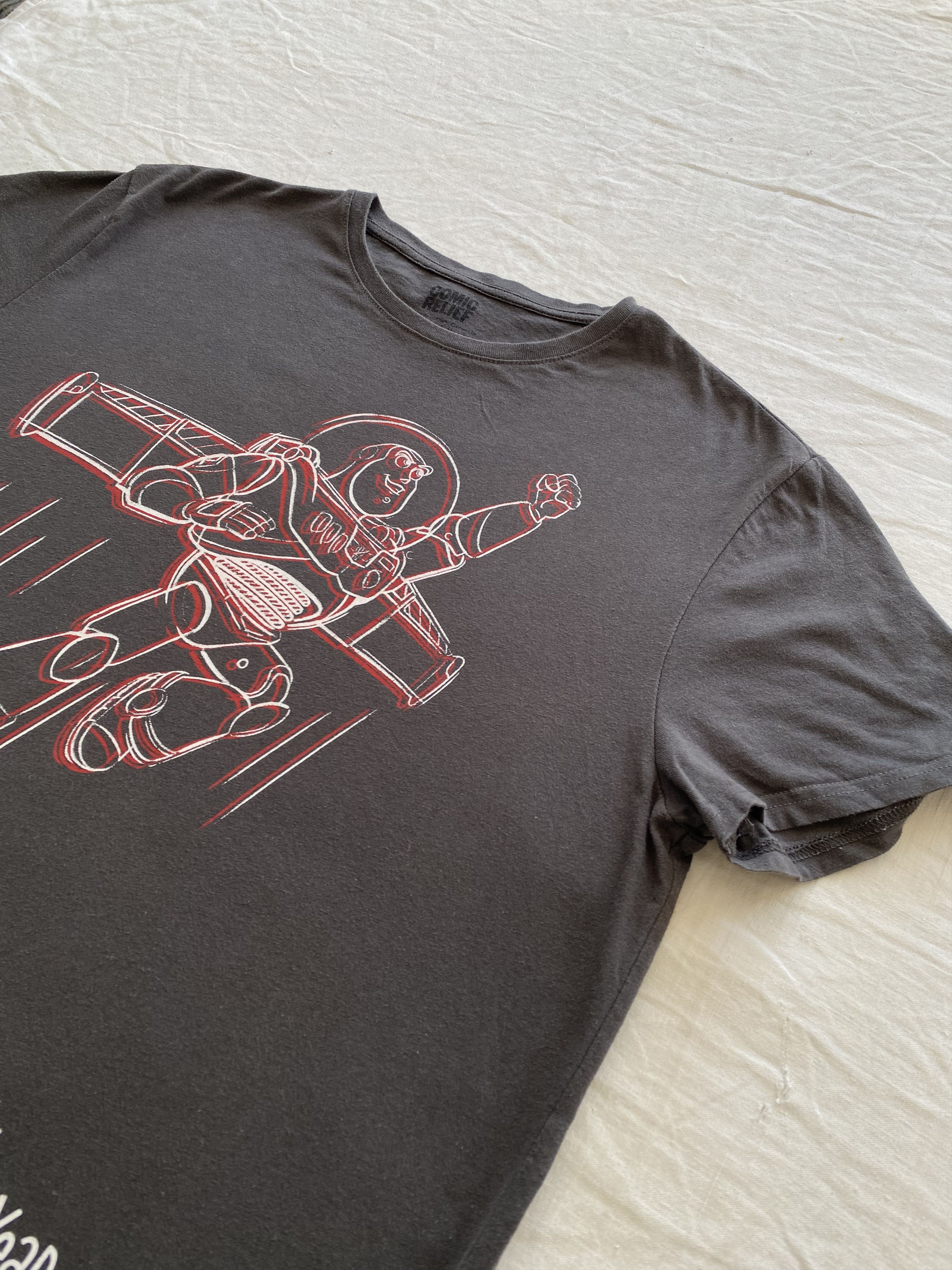 Cartoon Network Vintage 2000s Comic Relief Toy Story Buzz Cartoon T-shirt Size US S / EU 44-46 / 1 - 14 Thumbnail