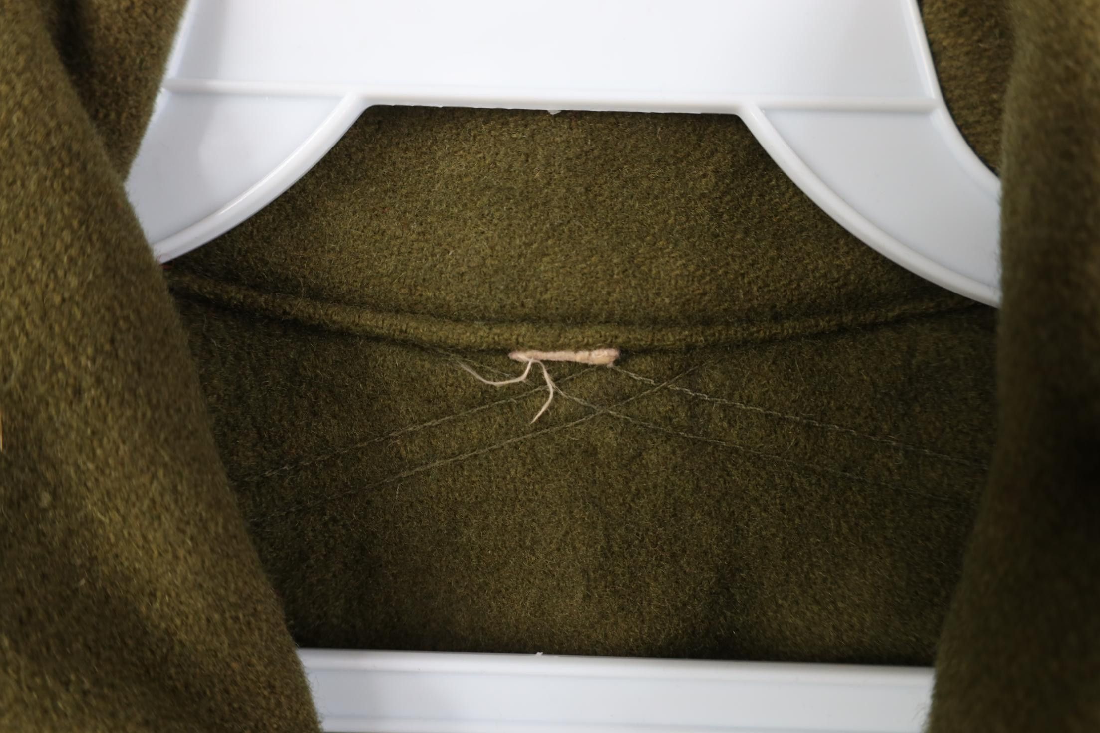 Vintage Vintage 50s Korean War US Army OG 108 Wool Shirt Jacket Size US M / EU 48-50 / 2 - 11 Thumbnail