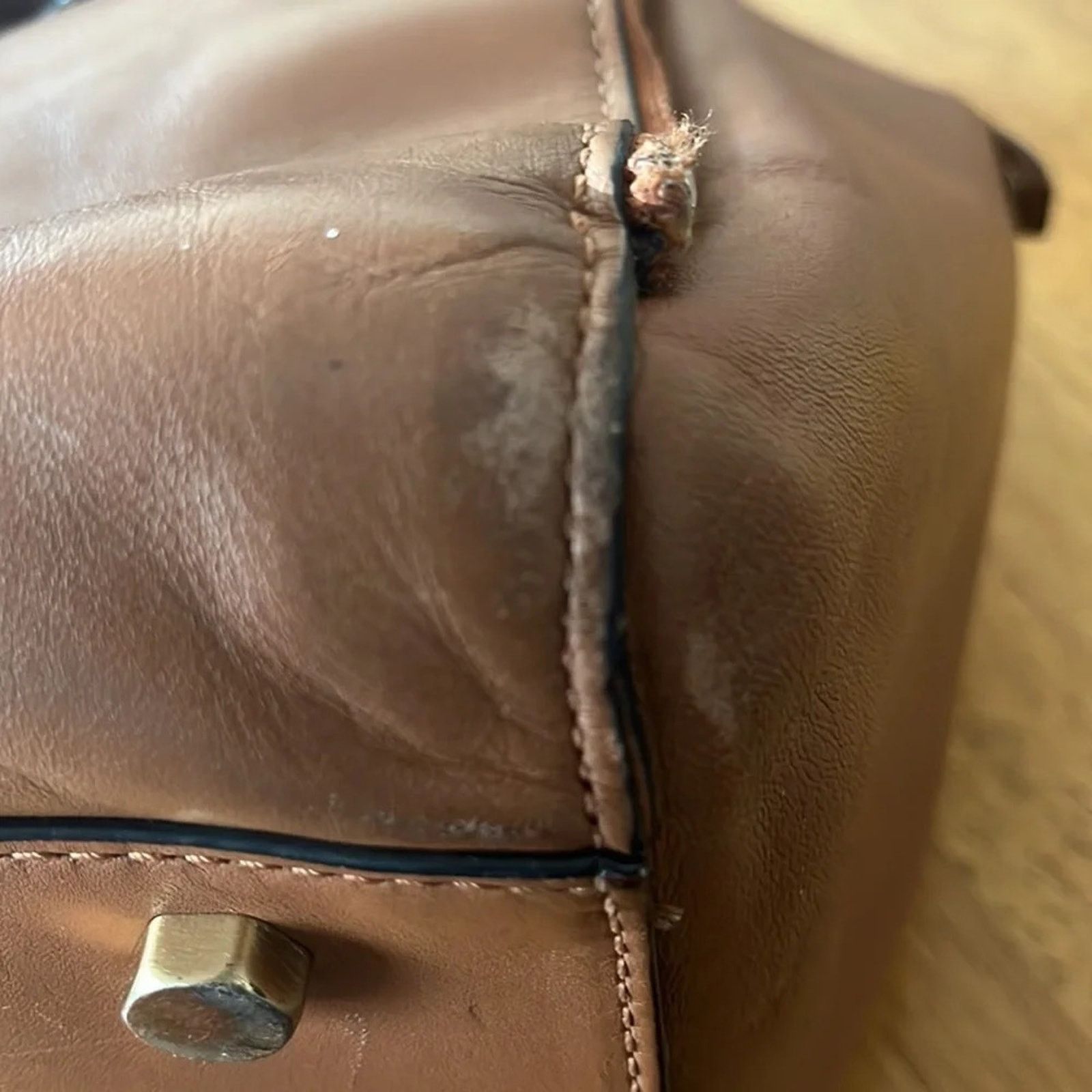 Rebecca Minkoff Rebecca Minkoff Perry Satchel in Butter Rum Size ONE SIZE - 7 Thumbnail