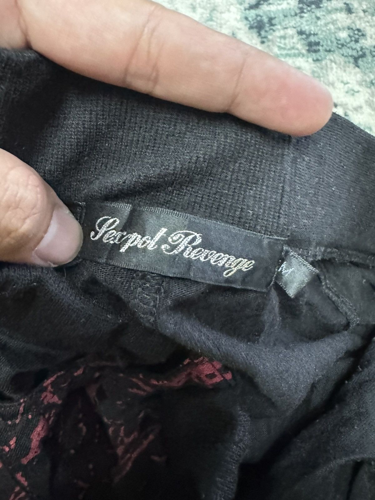 Japanese Brand SEXPOT REVENGE LOW CROTCH JOGGER PANTS Size US 31 - 9 Thumbnail